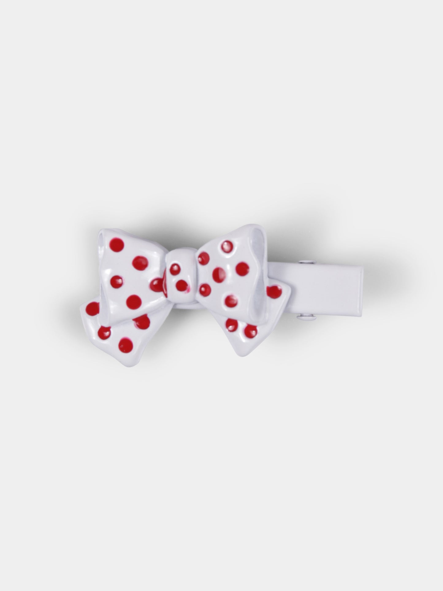 Set fermagli rosso per bambina con fiocco,Monnalisa,39E012 5791 0044
