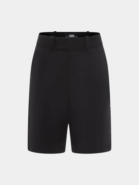 Shorts neri per bambino con logo,Karl Lagerfeld Kids,Z30027 09B