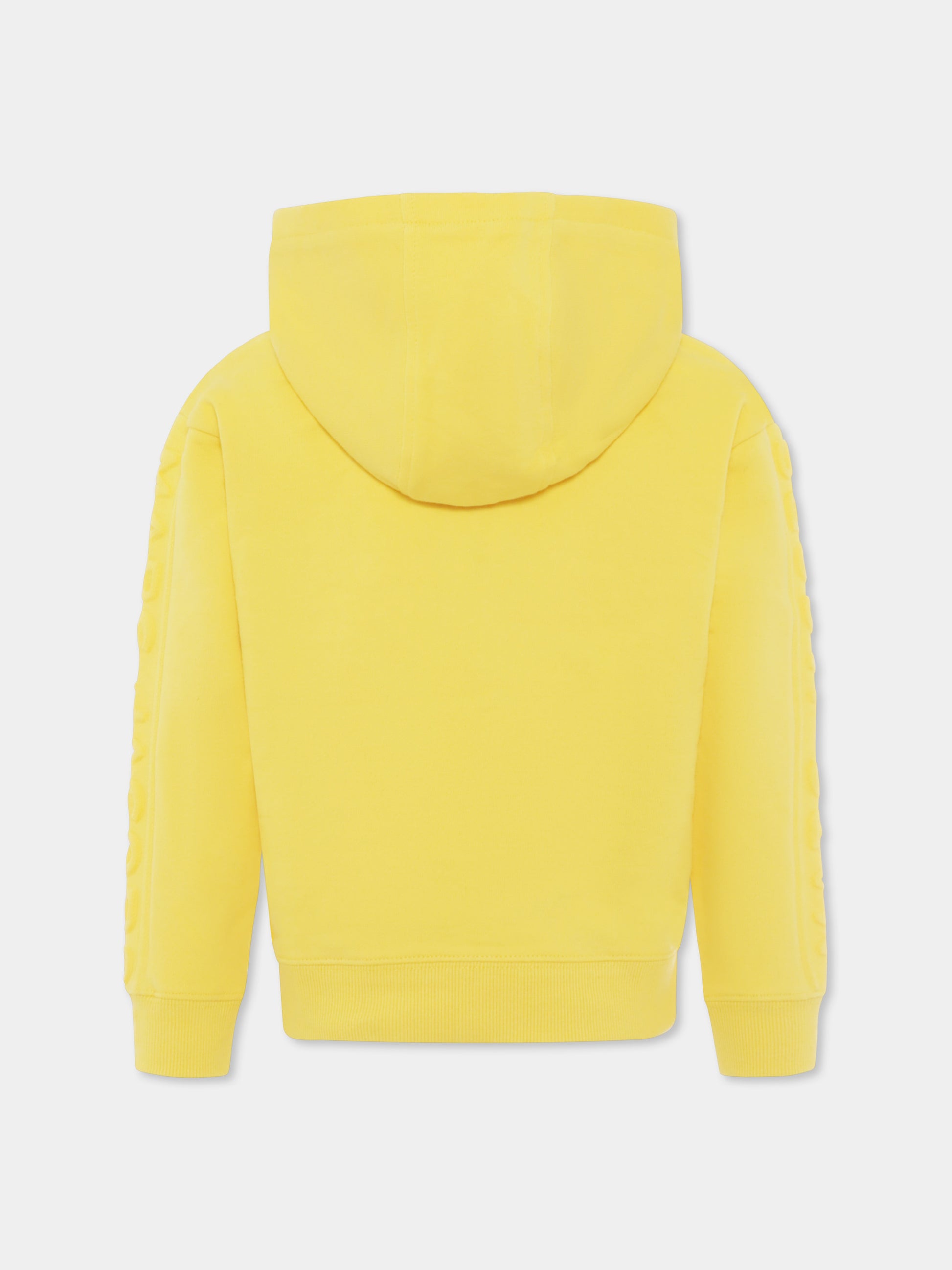 Felpa gialla per bambini con logo,Marc Jacobs,W60034 577