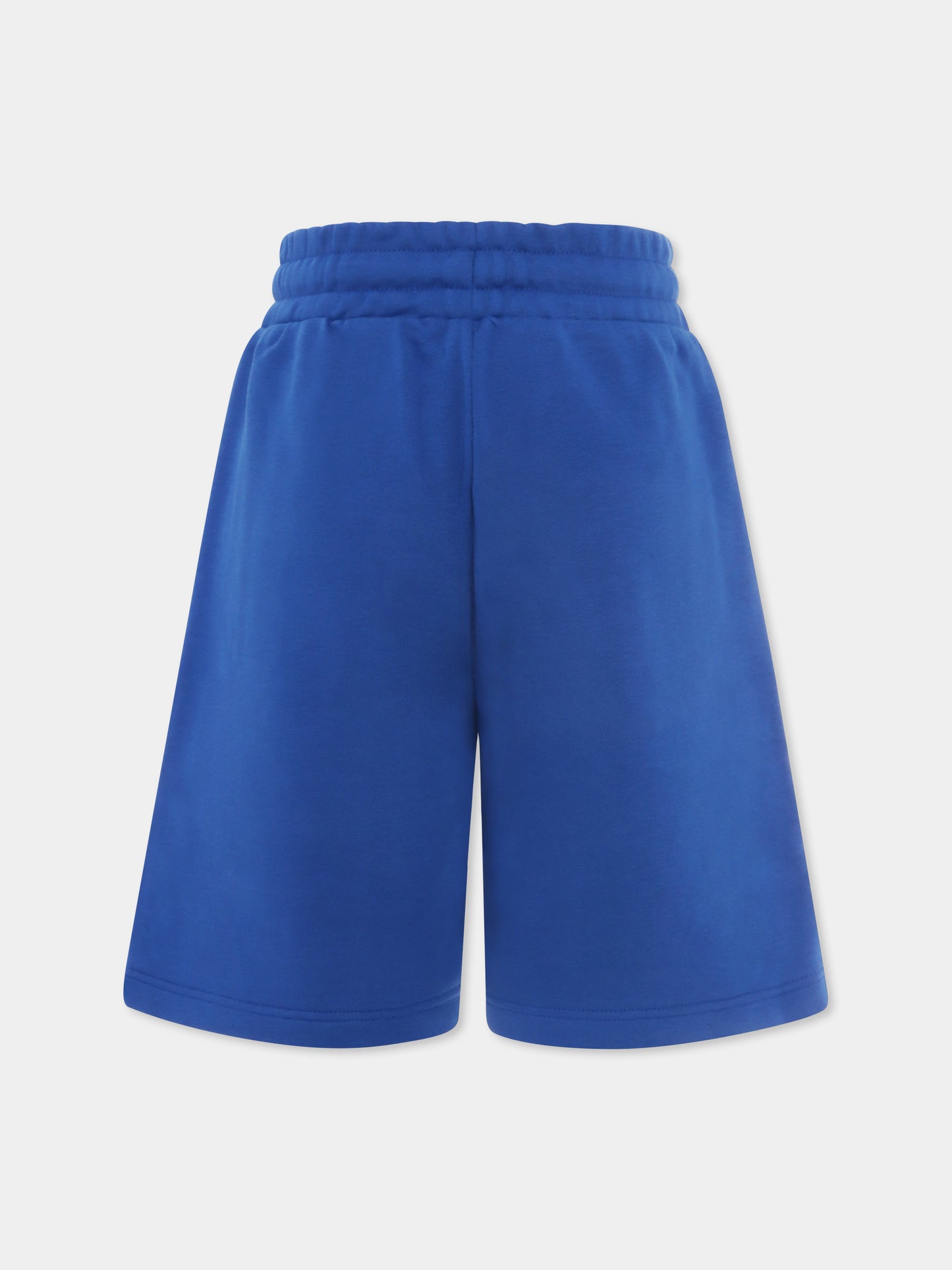 Shorts azzurro per bambino con logo,Boss,J50680 872