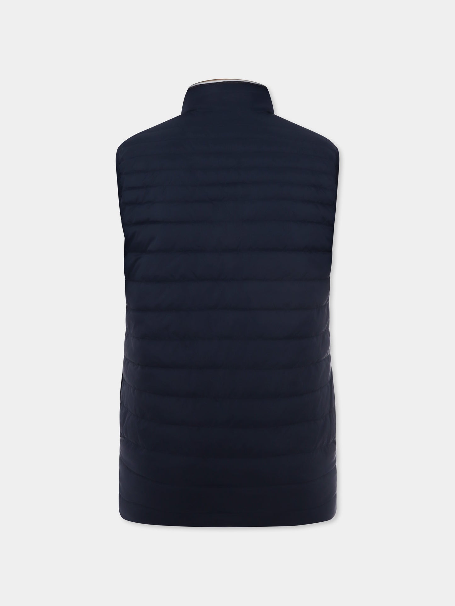 Gilet verde per bambino con logo,Boss,J50743 651