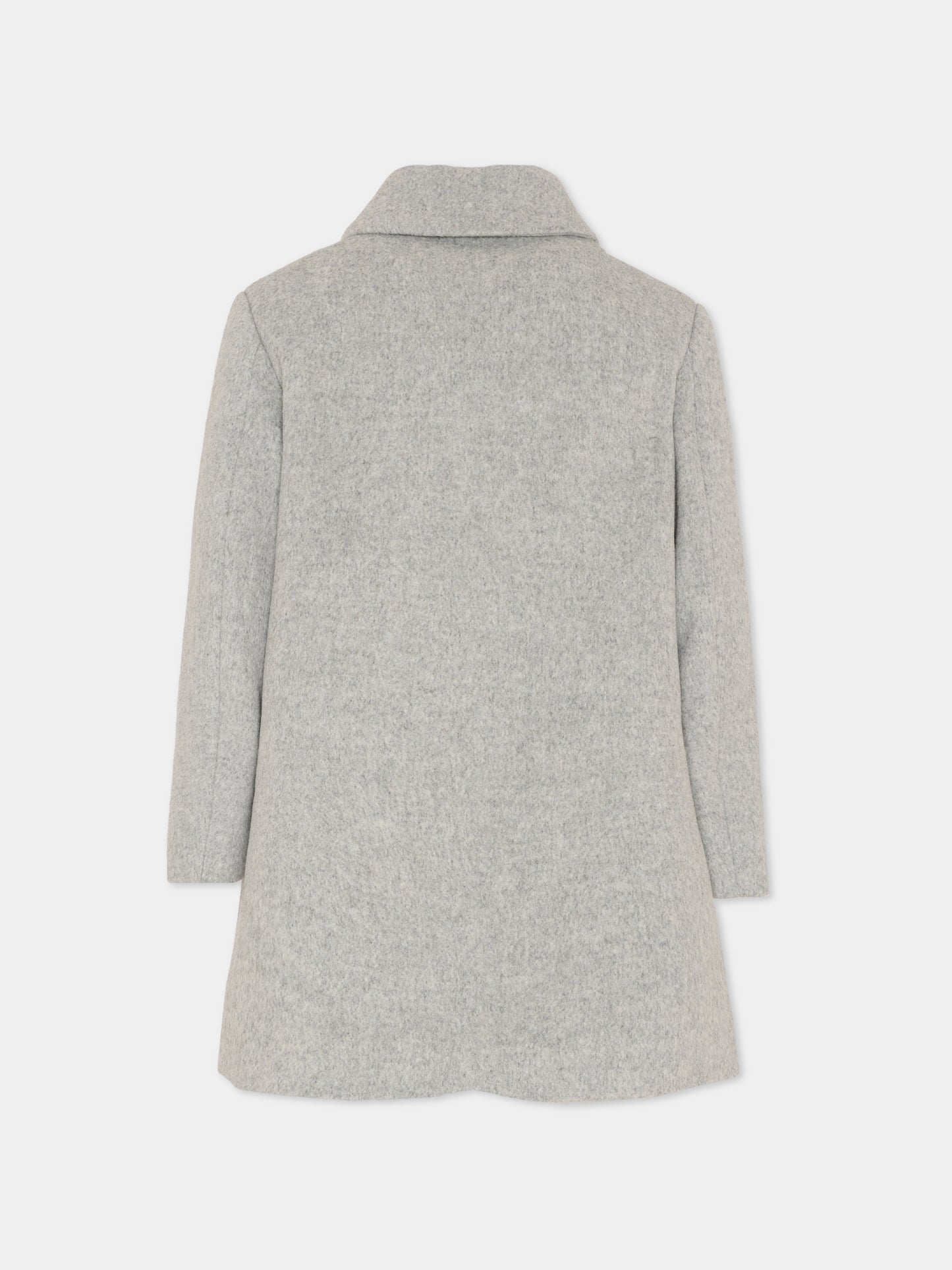 Cappotto grigio per bambina con logo,Marni Kids,M01494 M00VP 0M923