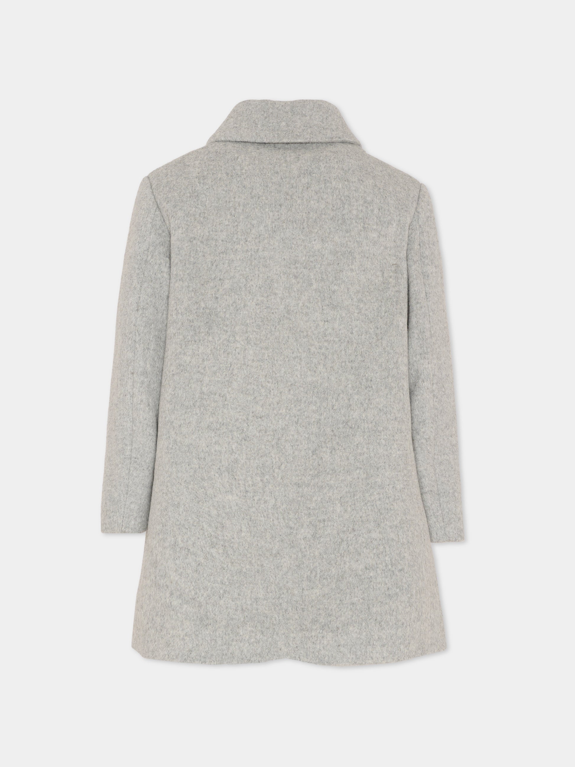 Cappotto grigio per bambina con logo,Marni Kids,M01494 M00VP 0M923