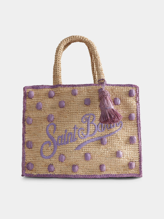 Sac de palge beige pour fille avec logo