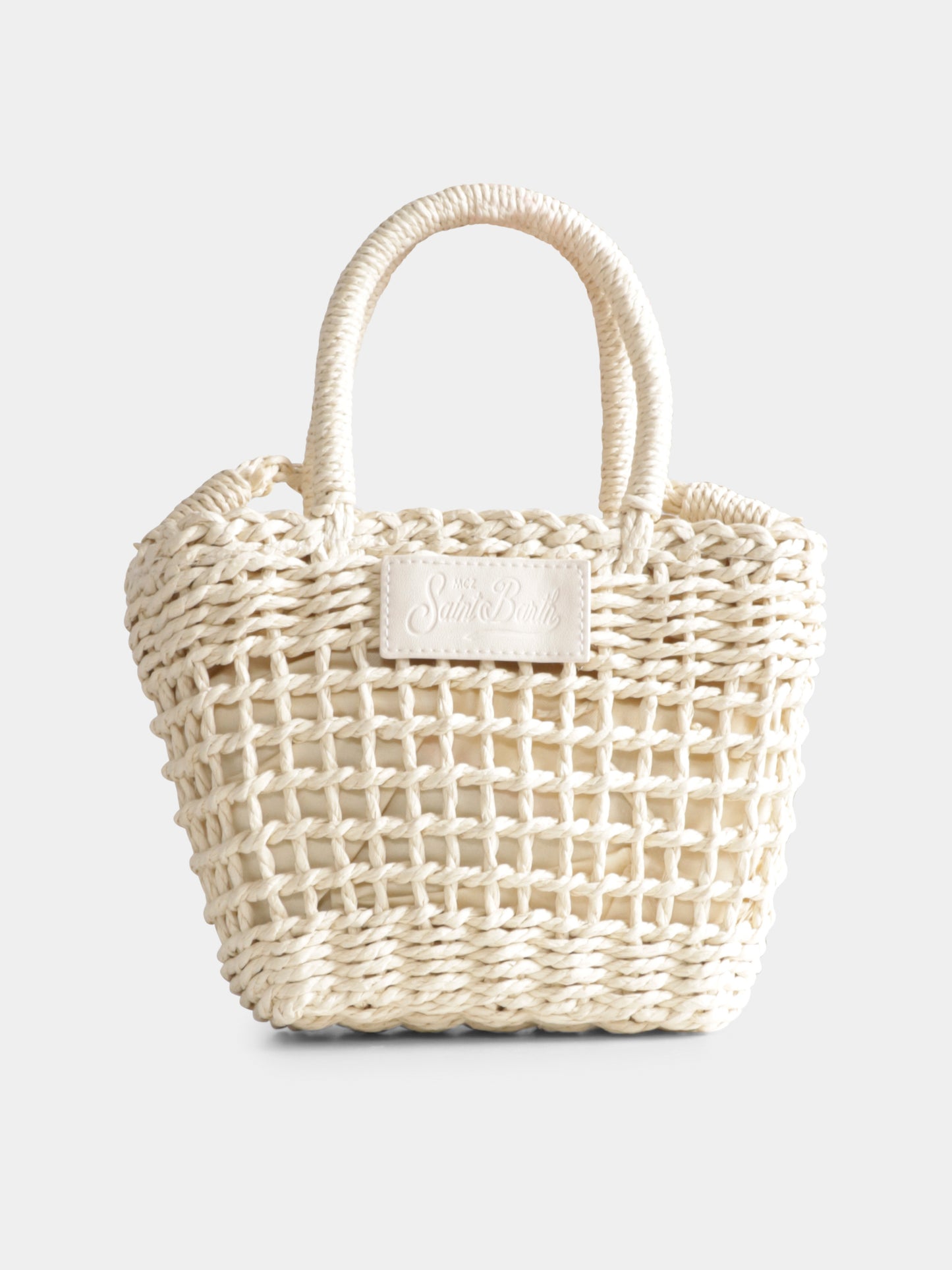 Sac beige pour fille avec cerises