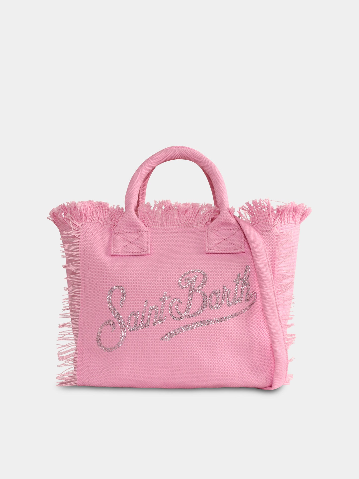 Borsa mare Colette rosa per bambina con logo,Mc2 Saint Barth,COL0001 01543H