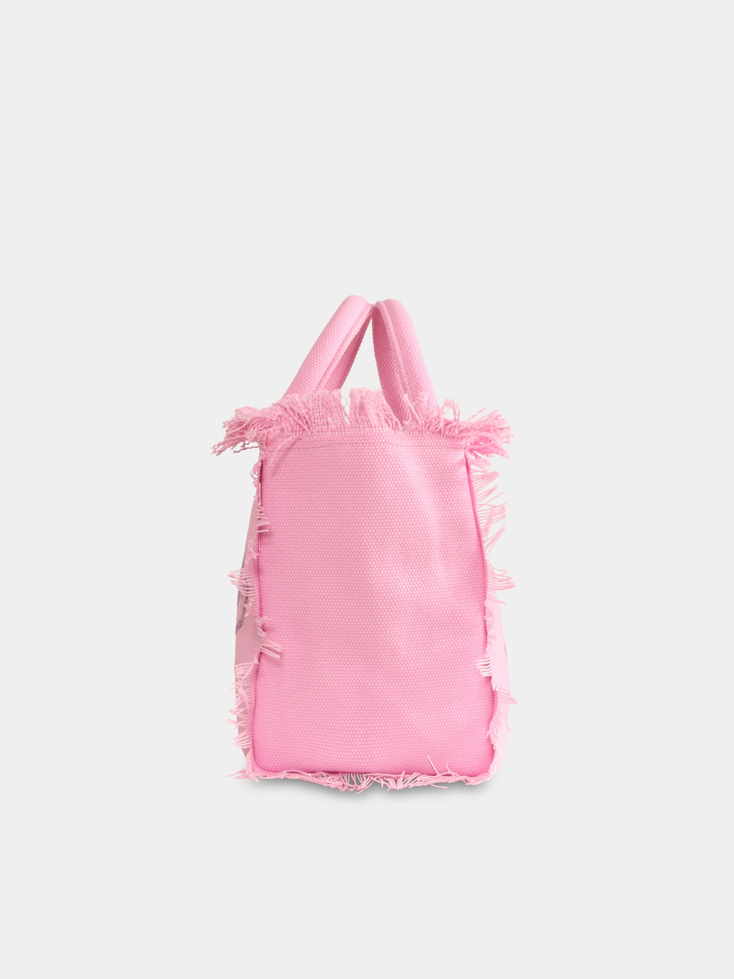 Borsa mare Colette rosa per bambina con logo,Mc2 Saint Barth,COL0001 01543H