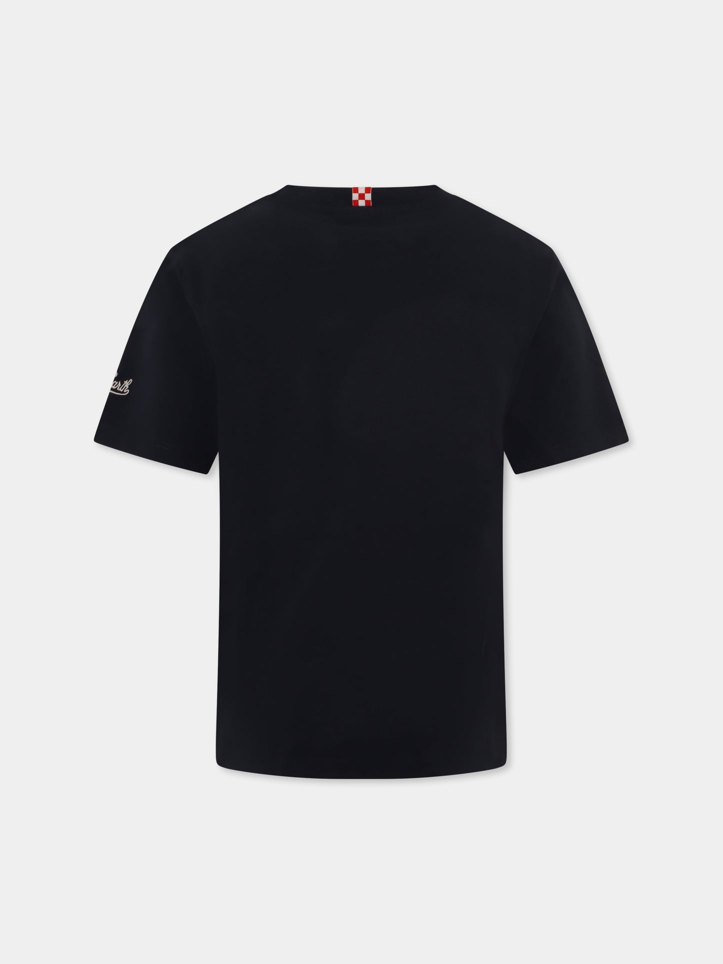 T-shirt blu per bambino con stampa Vespa,Mc2 Saint Barth,TSH0001 02646H