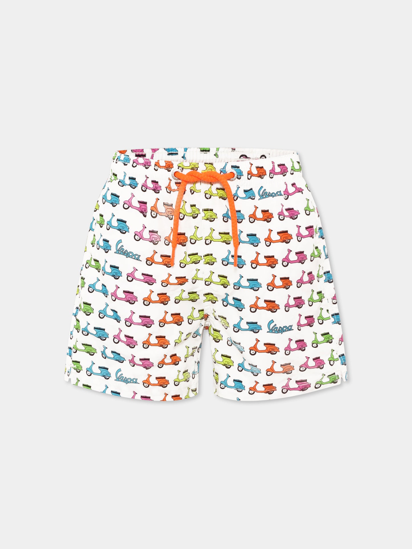 Boxer de bain multicolore pour garçon avec Vespa