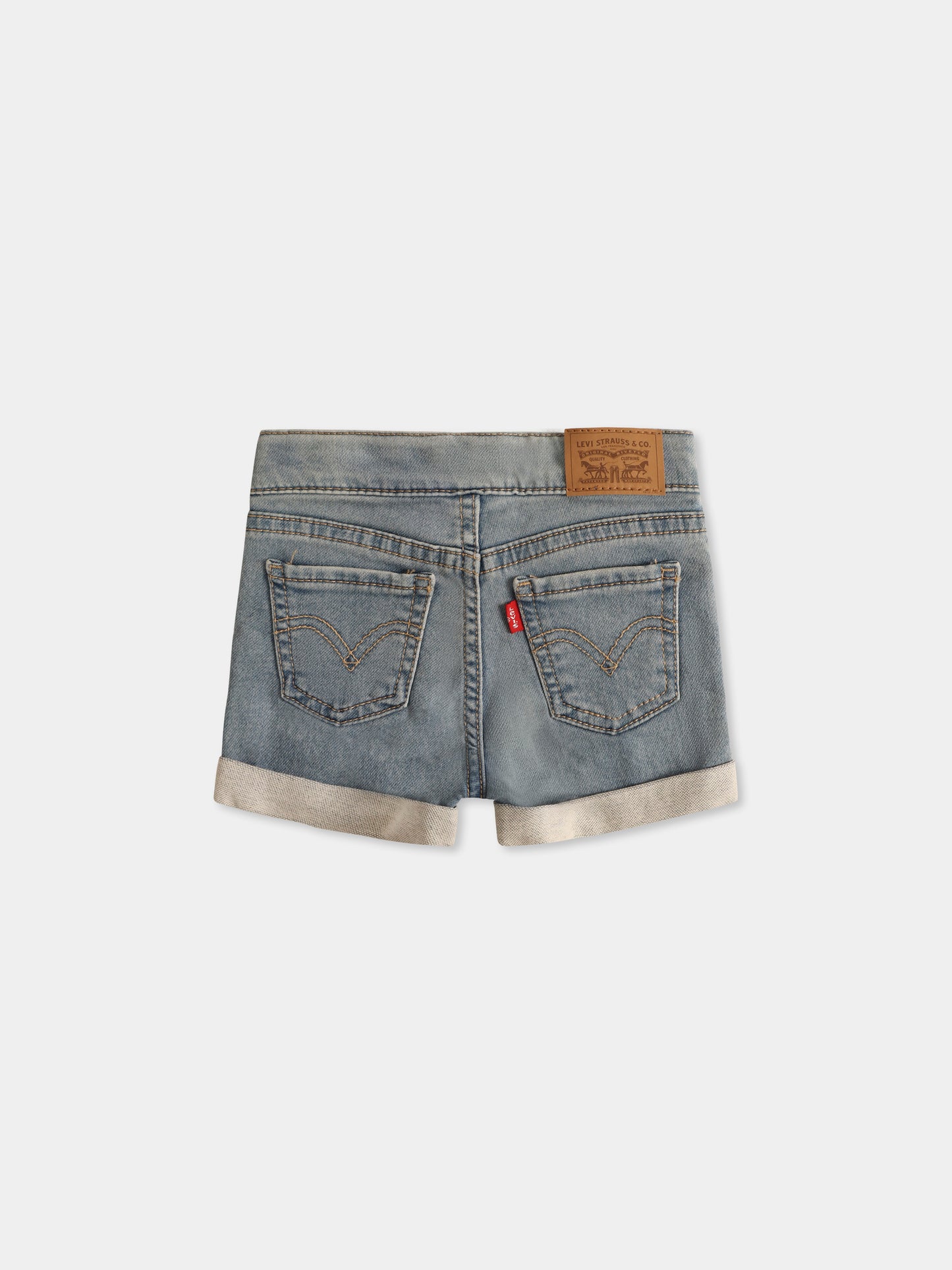 Shorts denim per neonato con logo,Levi's Kids,1EB192 L6C