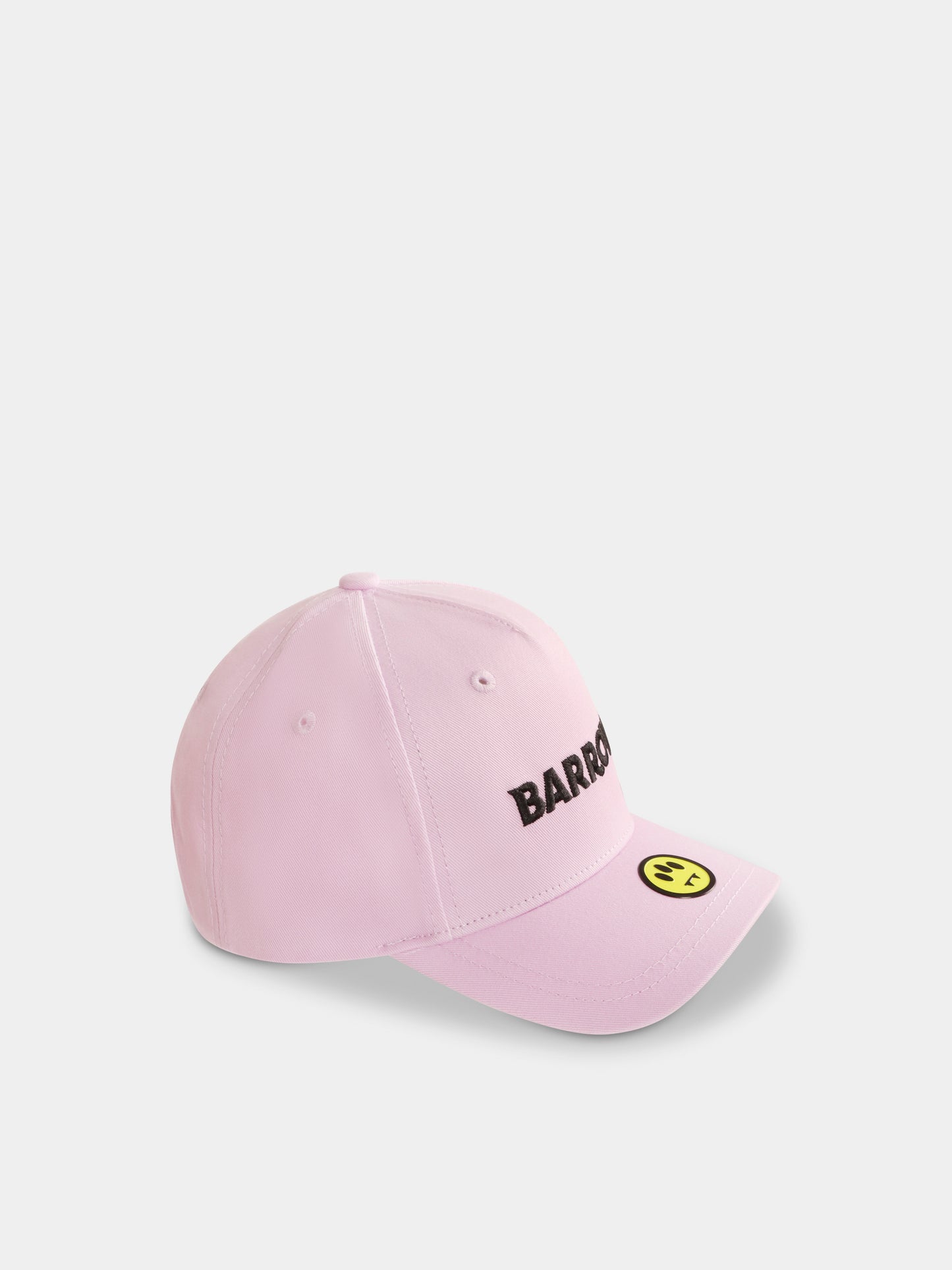 Chapeau rose pour fille avec logo