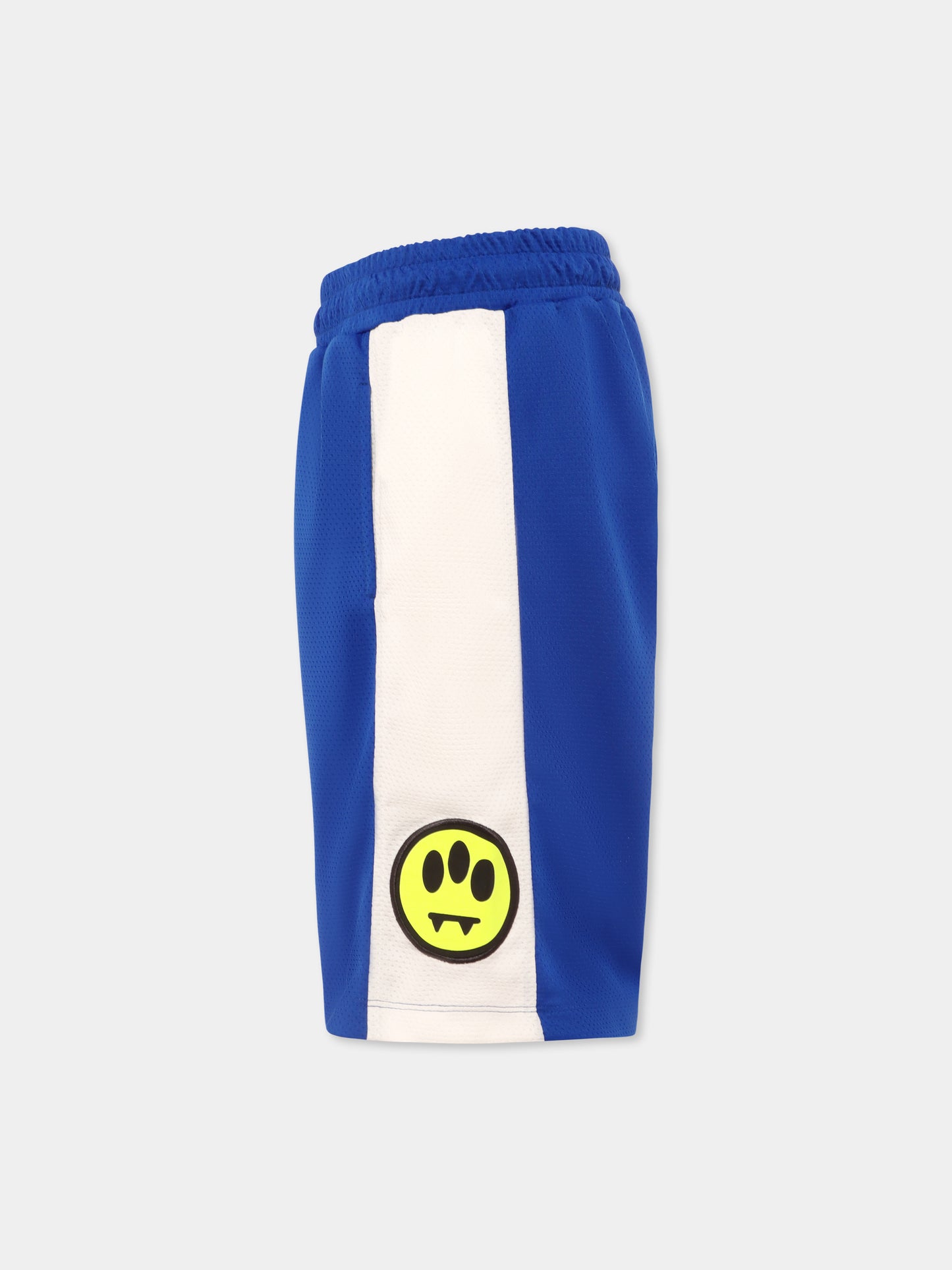 Short bleu pour enfants avec smiley