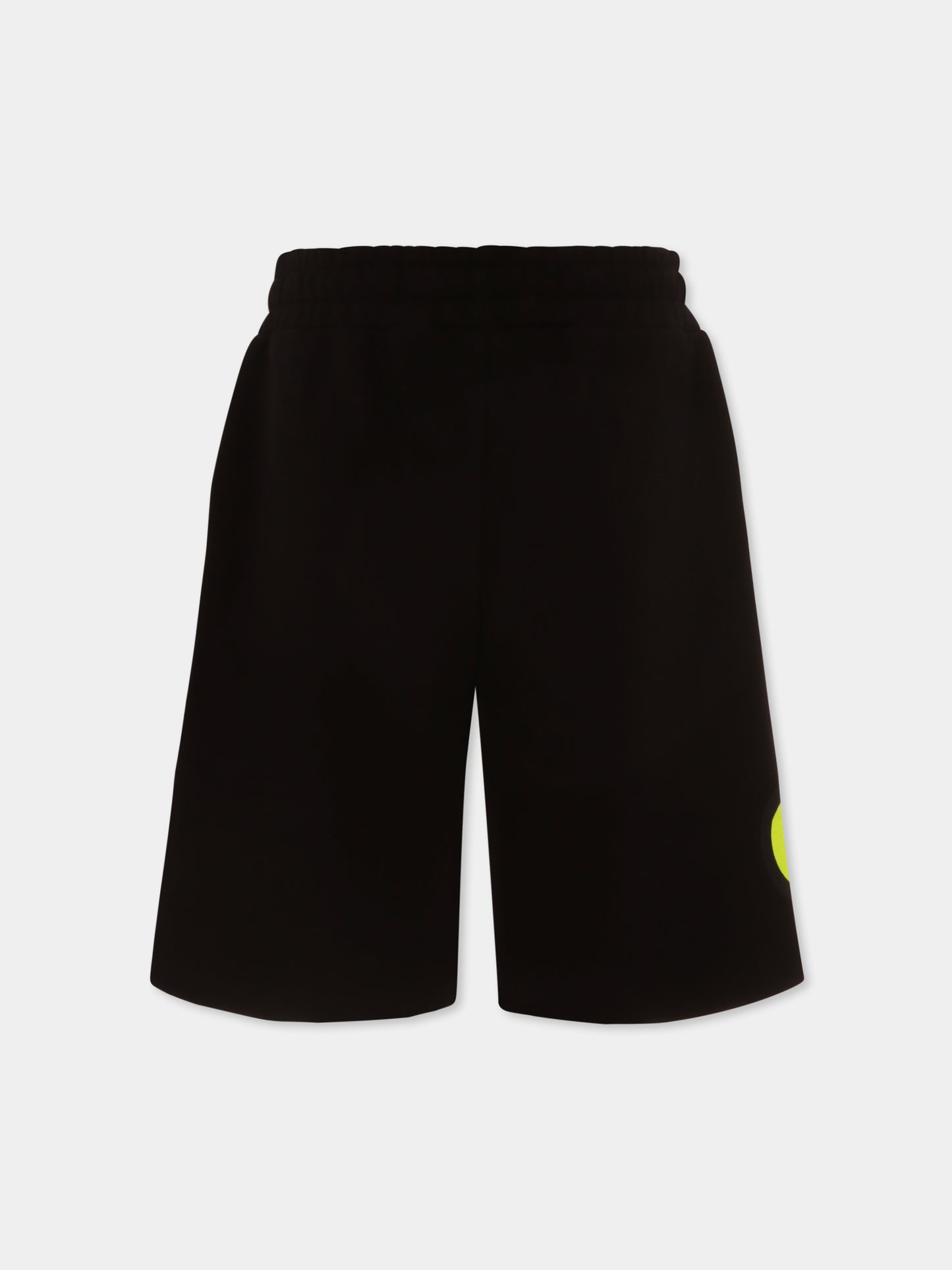 Short noir pour enfants avec logo