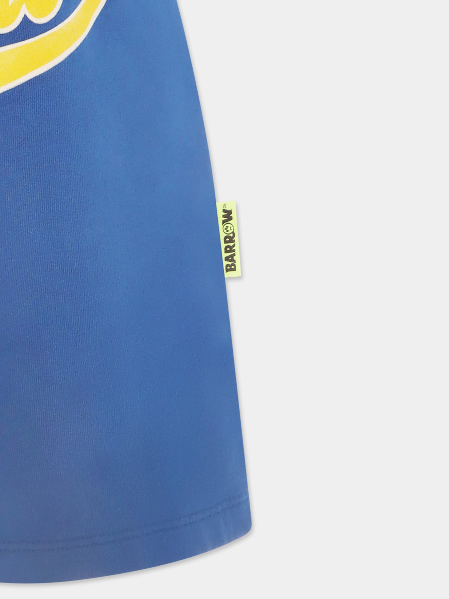 Short bleu pour enfants avec logo