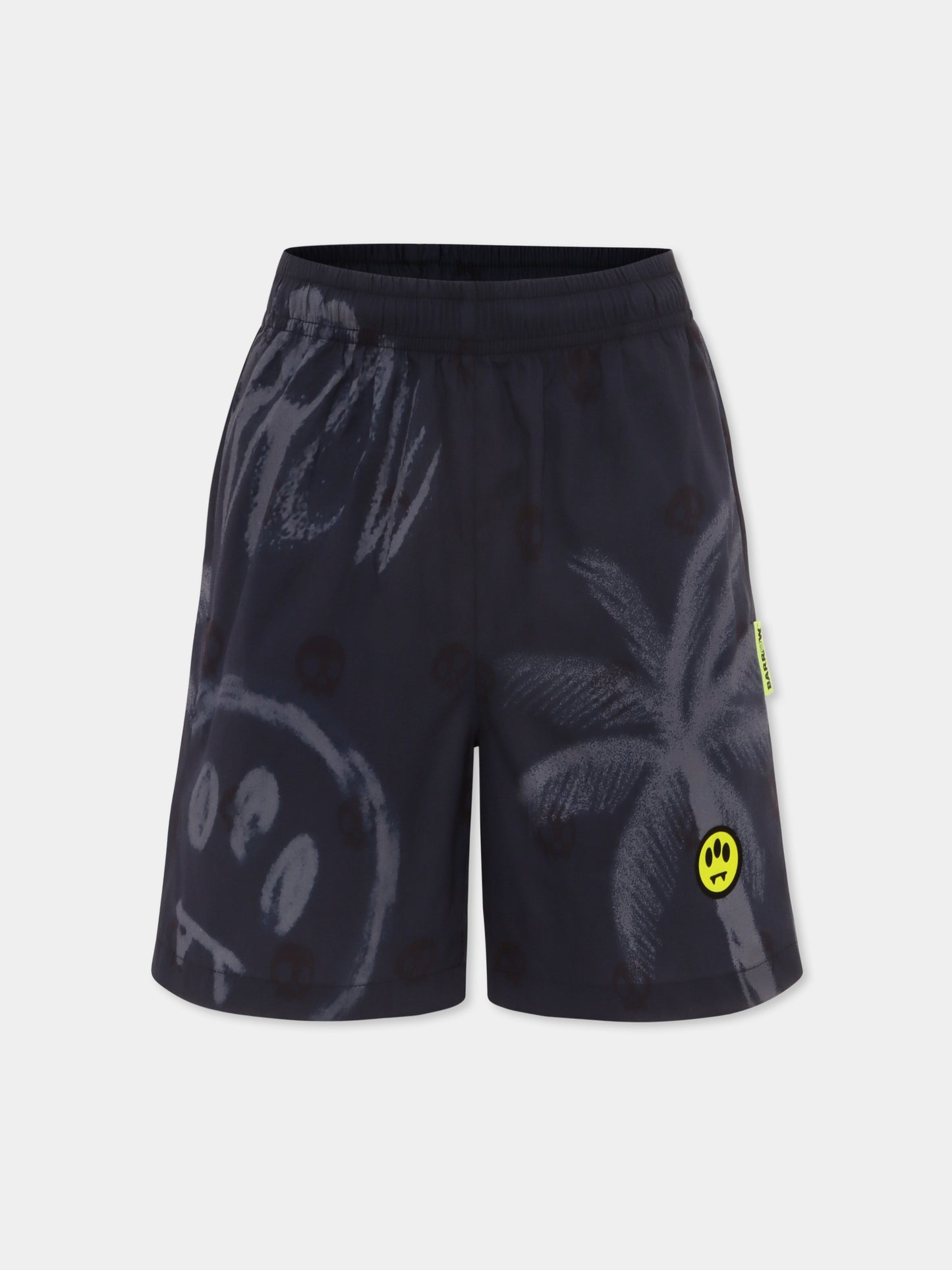 Short bleu pour enfants avec smiley