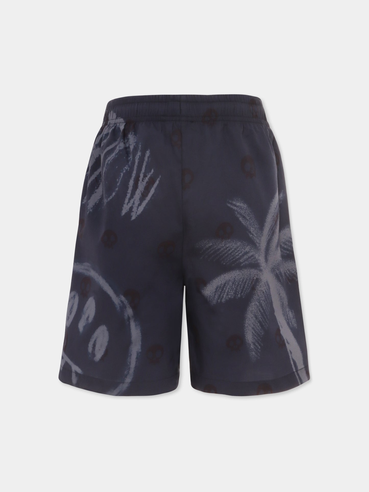 Short bleu pour enfants avec smiley