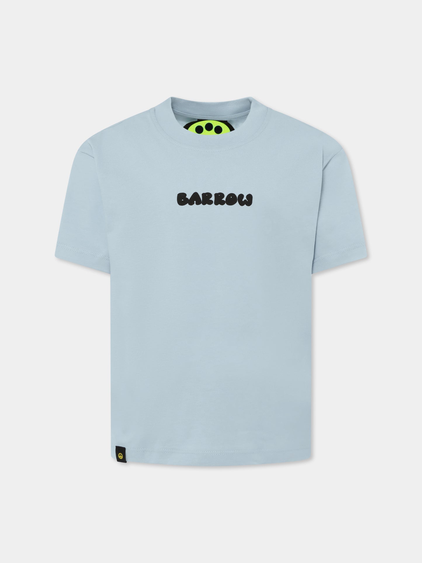 T-shirt bleu clair pour enfants avec smiley