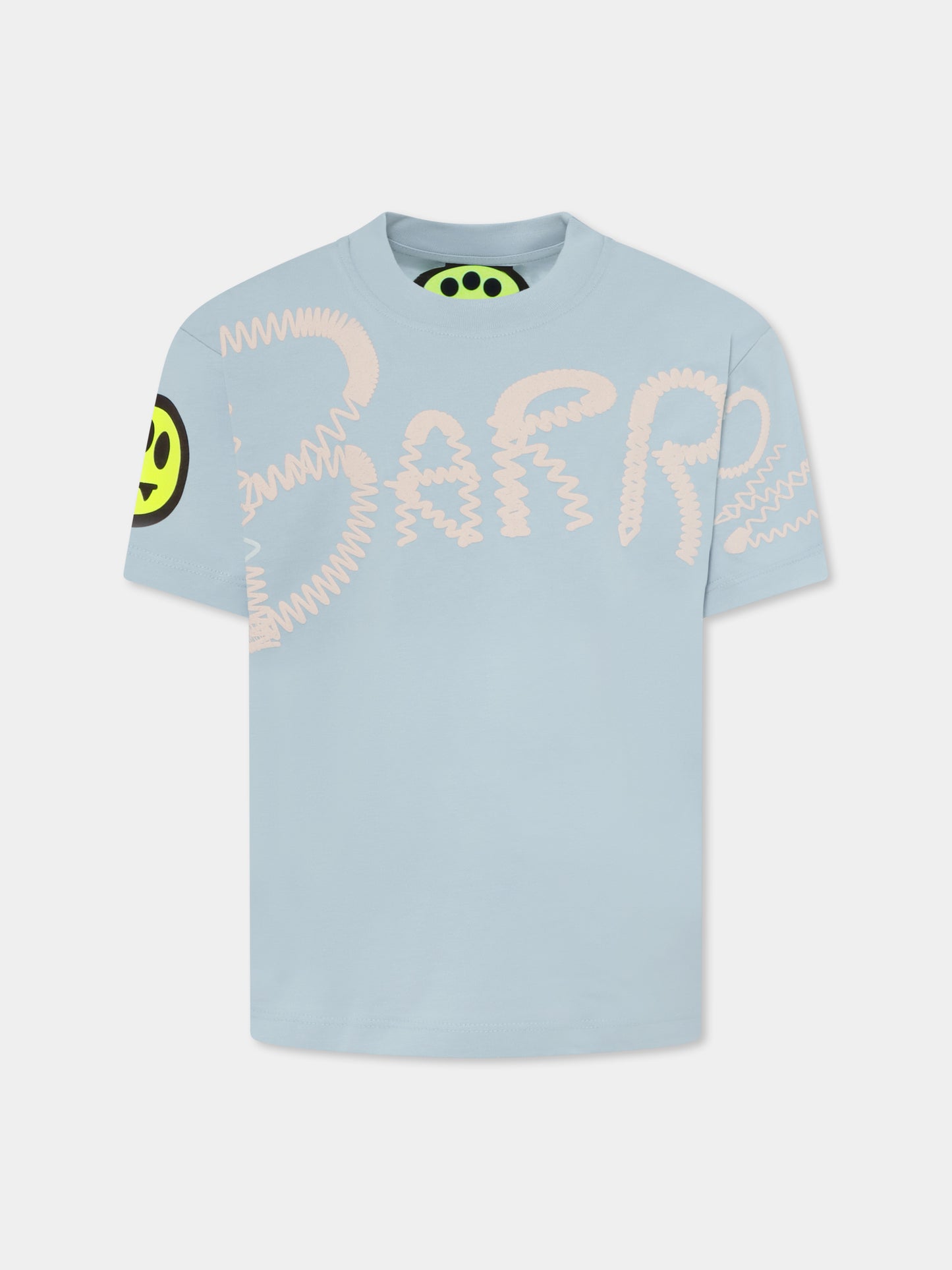 T-shirt bleu clair pour enfants avec logo