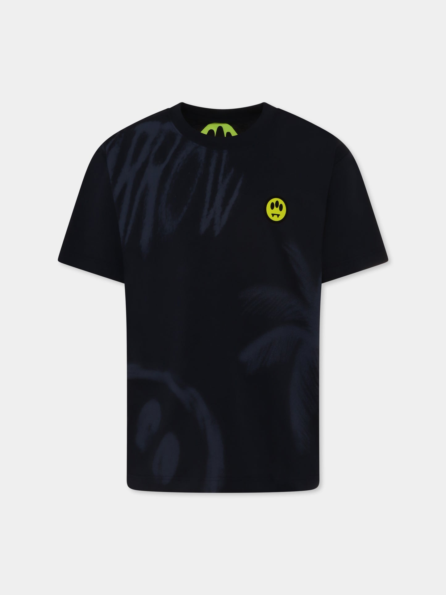 T-shirt bleu pour enfants avec smiley