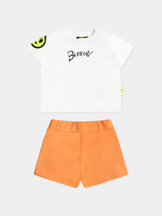 Ensemble multicolore pour bébé fille avec logo