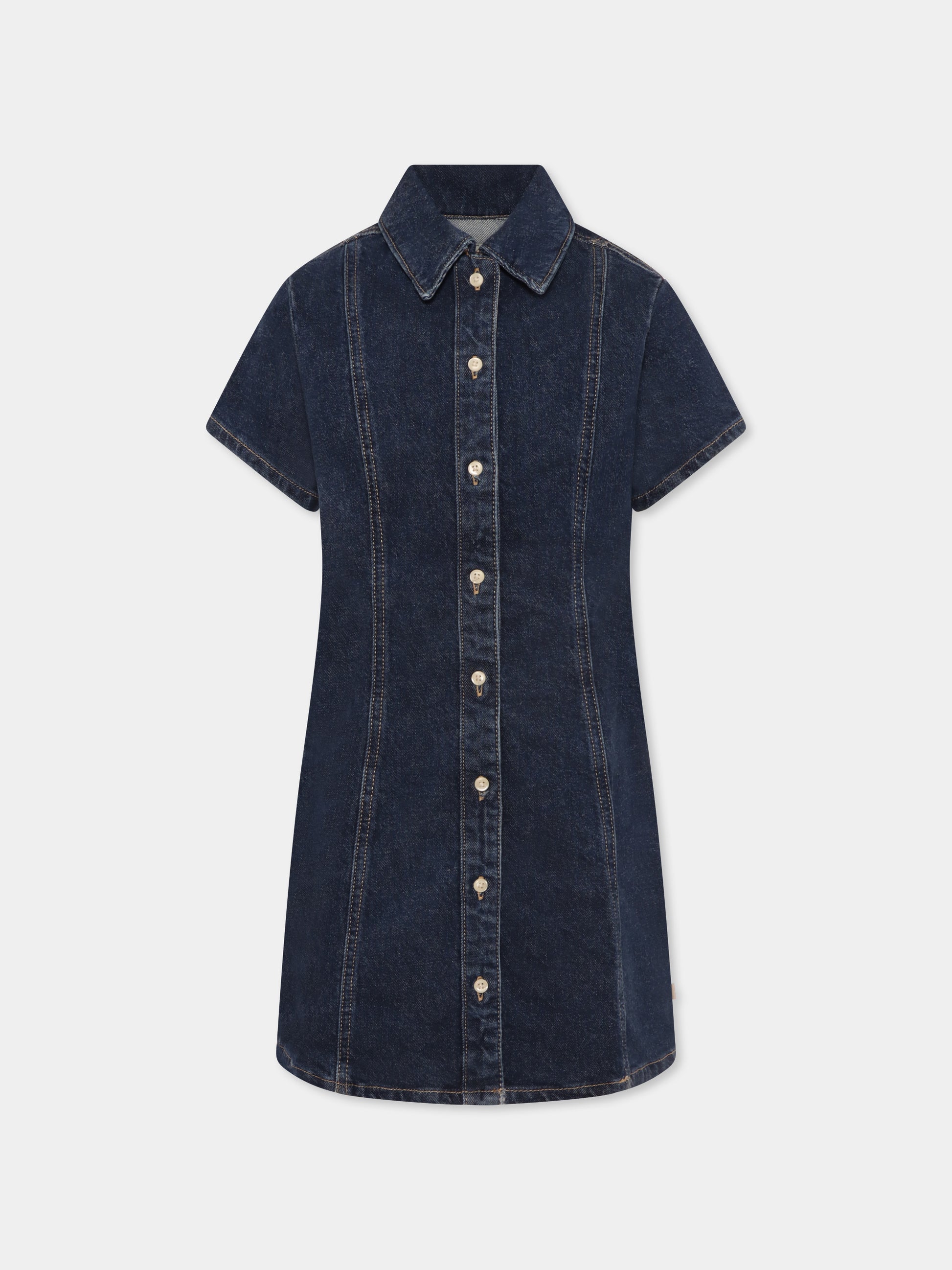 Vestito denim per bambina,Calvin Klein Kids,24F CKIG0IG02716J IG0IG02716 1BJ