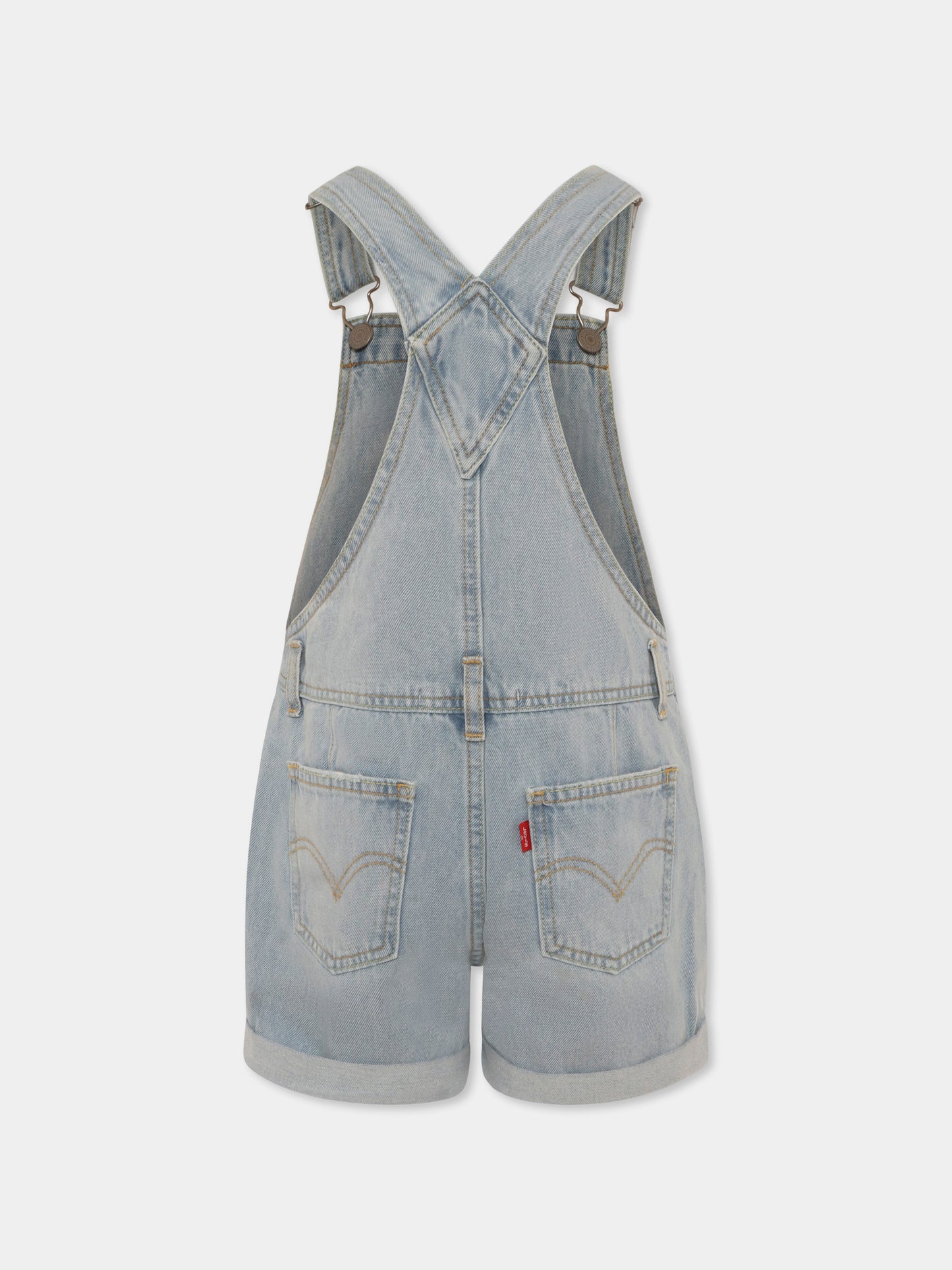 Salopette denim per bambina,Levi's Kids,3EH030 LA0