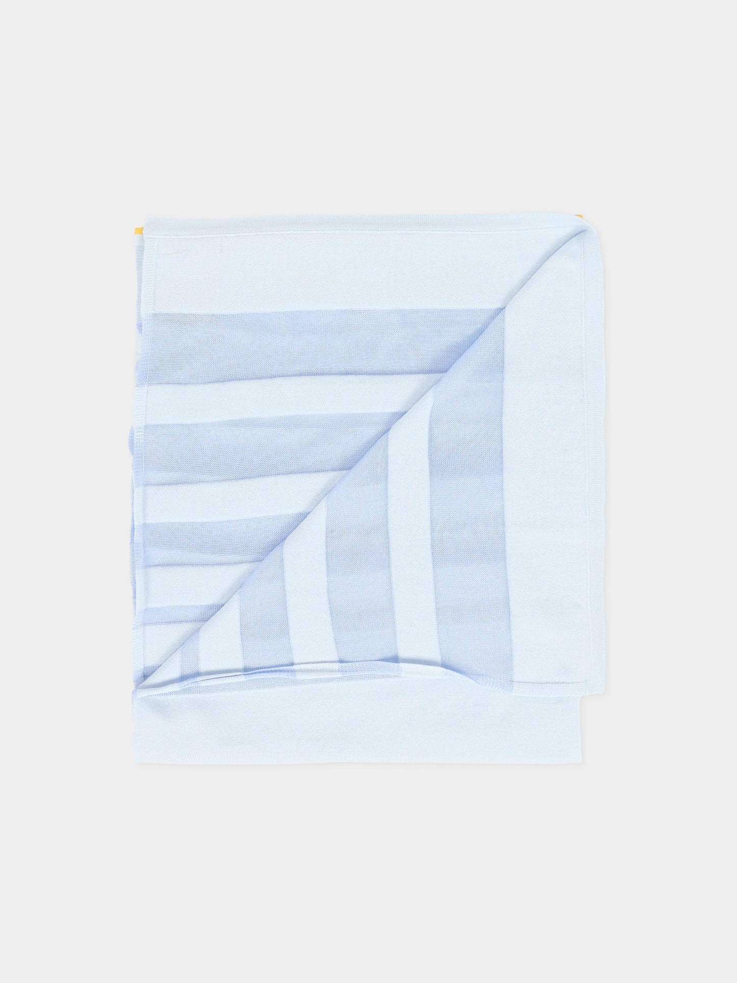 Coperta celeste per neonato con motivo a righe,Gensami,COP-STR-CO SKY BLUE