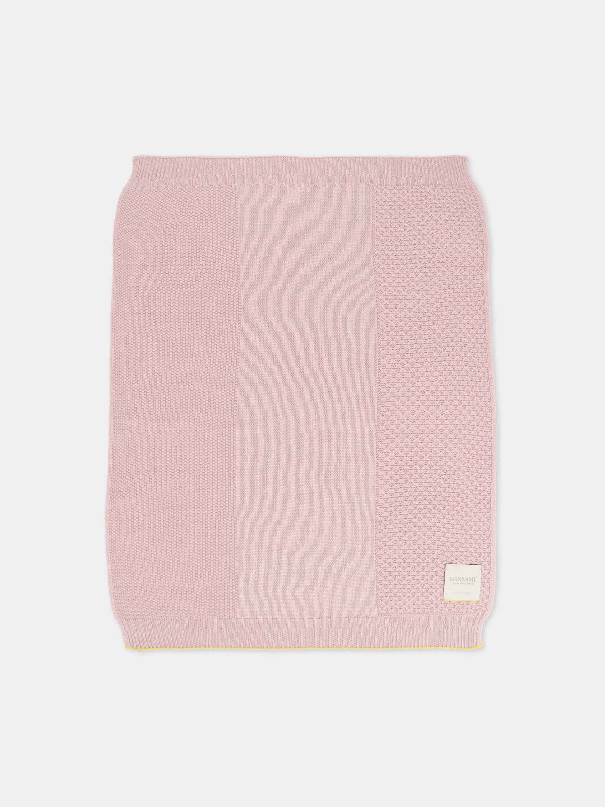 Coperta rosa per neonata,Gensami,COP-TRIPLA-WE CAMEO PINK