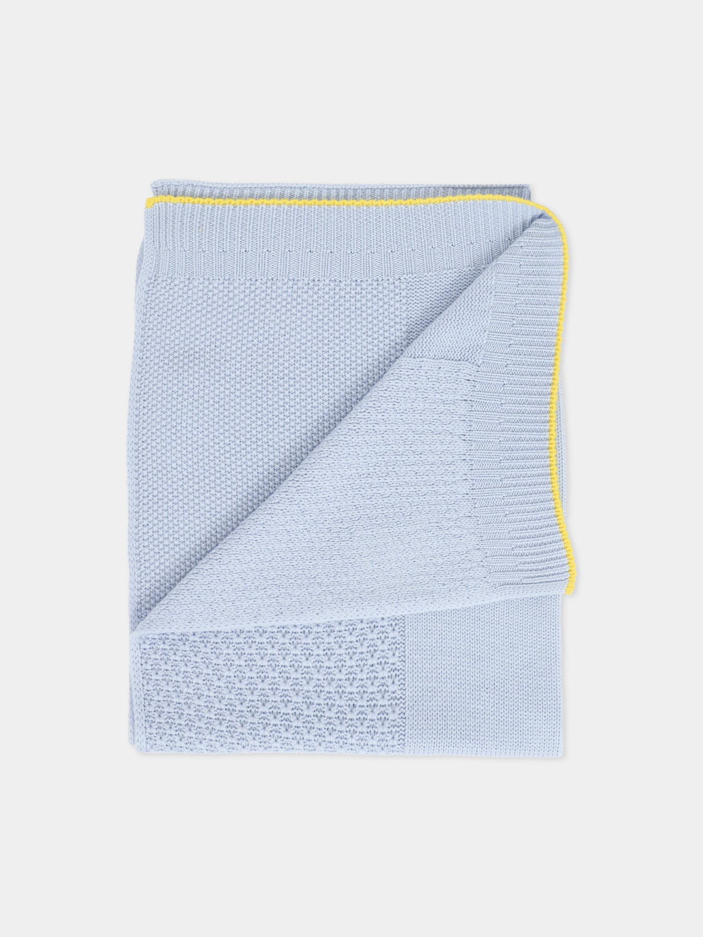 Coperta celeste per neonato,Gensami,COP-TRIPLA-WE SKY BLUE