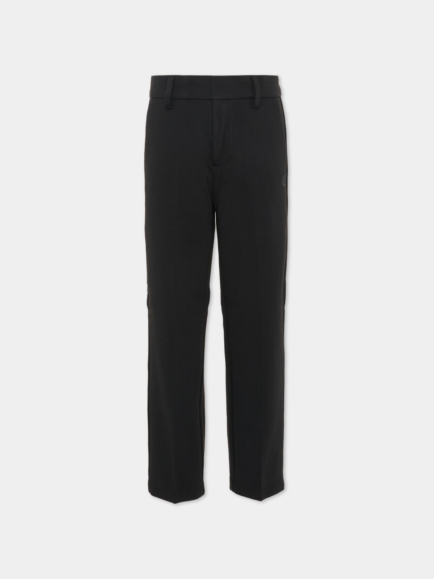 Pantalone nero per bambino con logo,Calvin Klein Kids,IB0IB02341 BEH