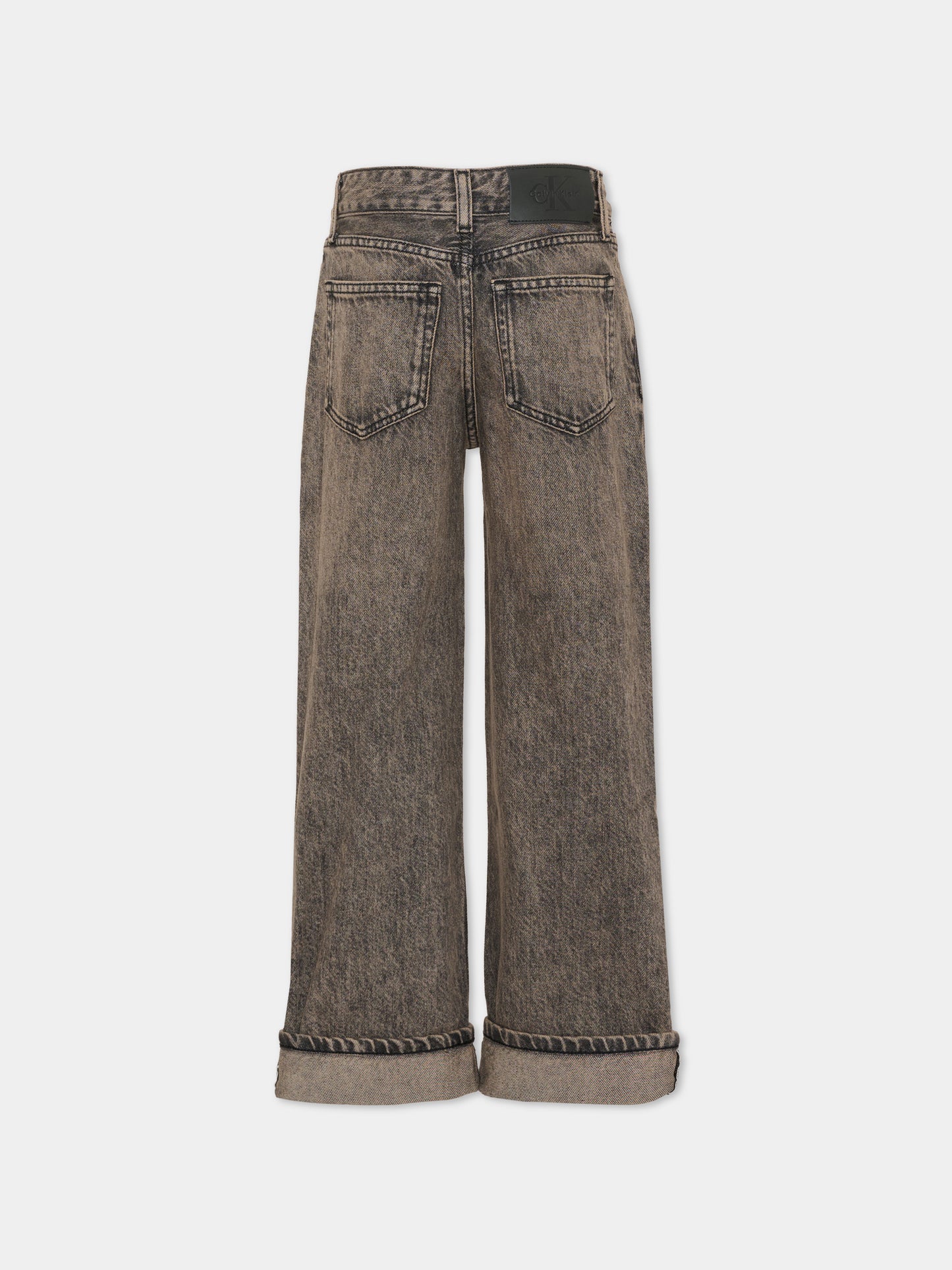 Jeans nero per bambino,Calvin Klein Kids,IB0IB02601 1BY