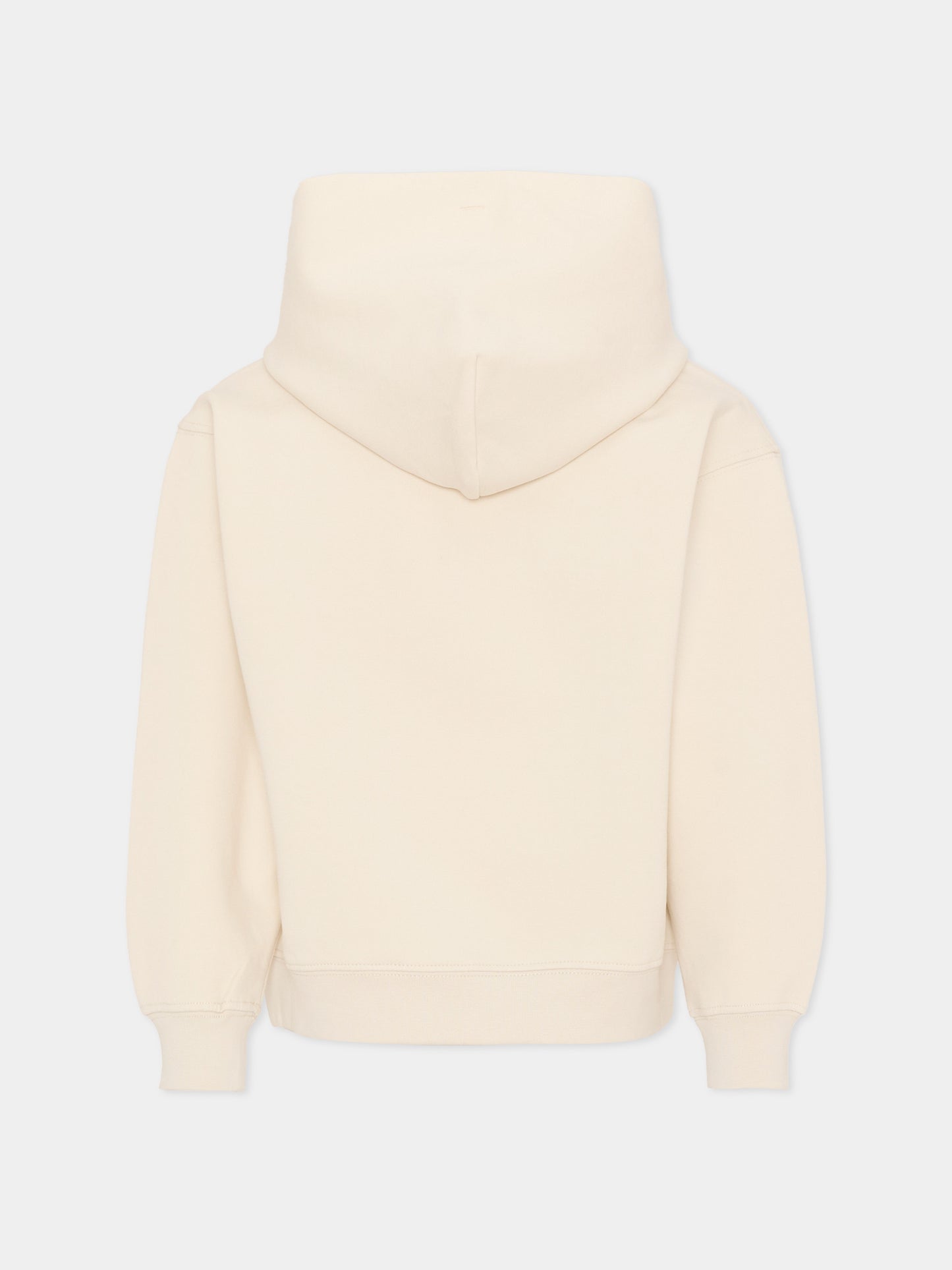 Felpa bianca per bambini con logo,Calvin Klein Kids,IB0IB02615 PGB