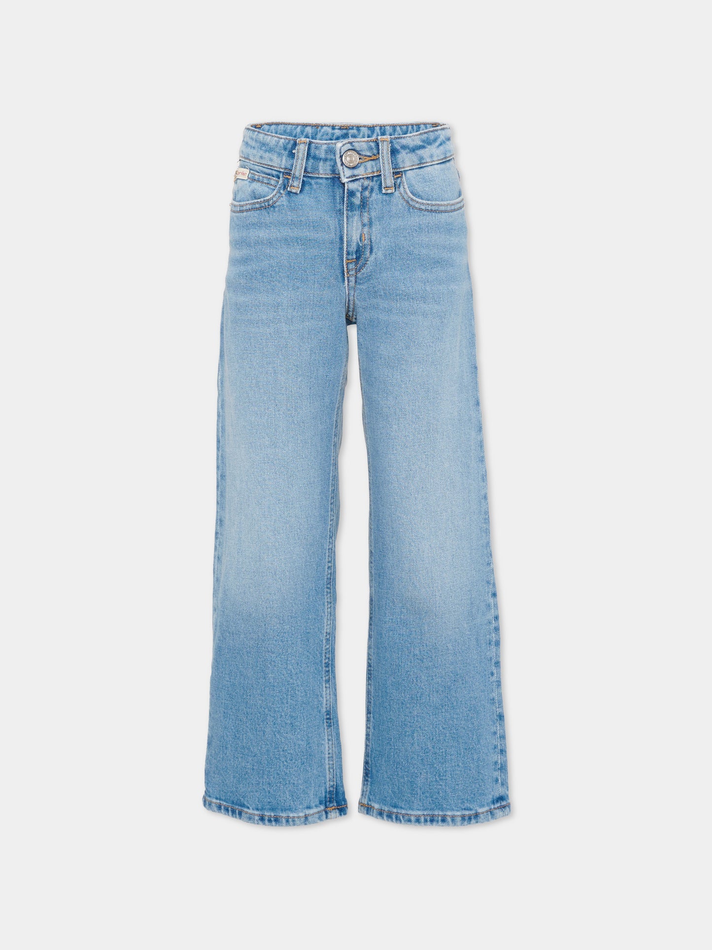 Jeans denim per bambina,Calvin Klein Kids,IG0IG03053 1AA
