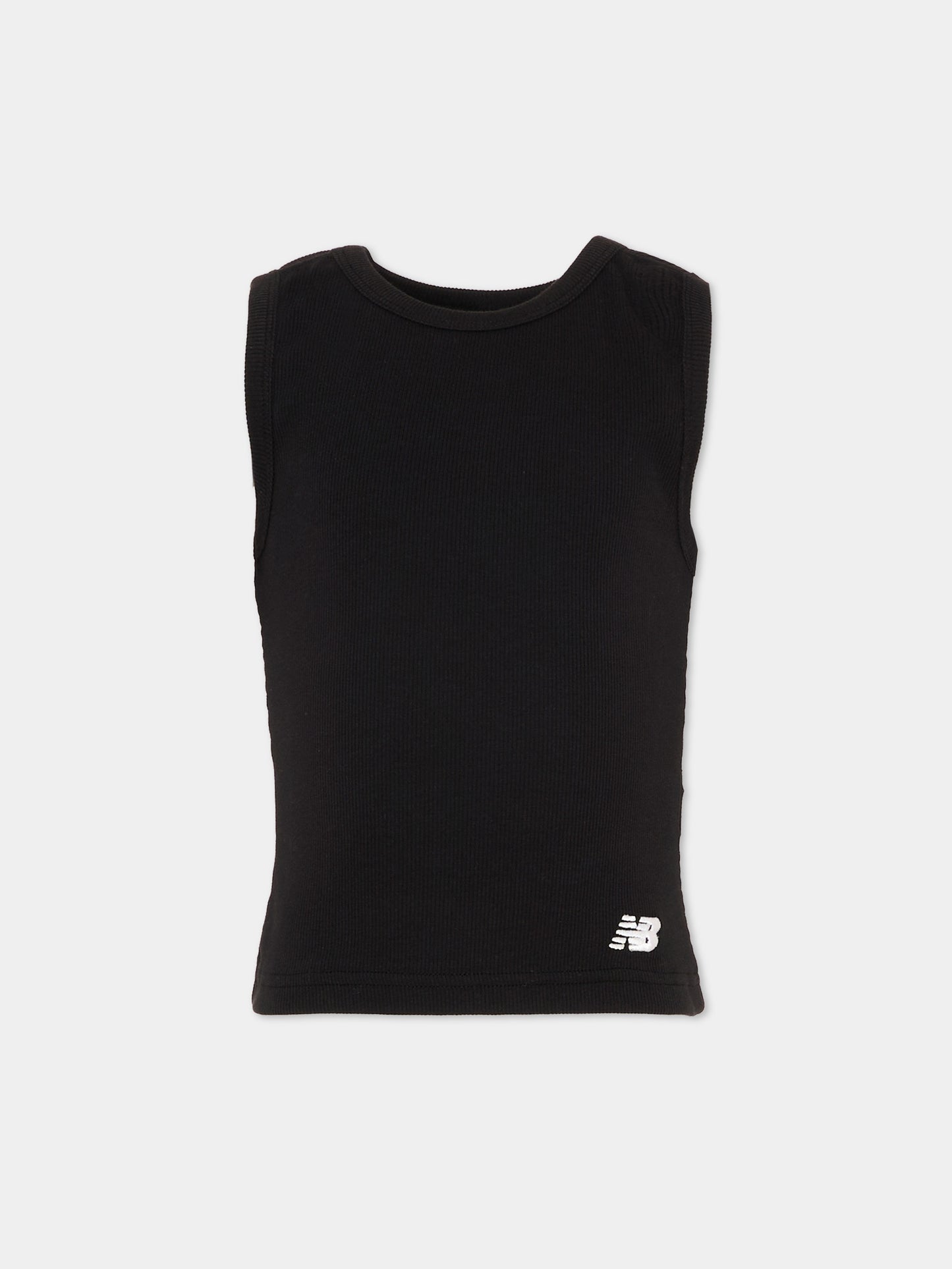 Canotta nera per bambini con logo,New Balance,YT61L5FG BK