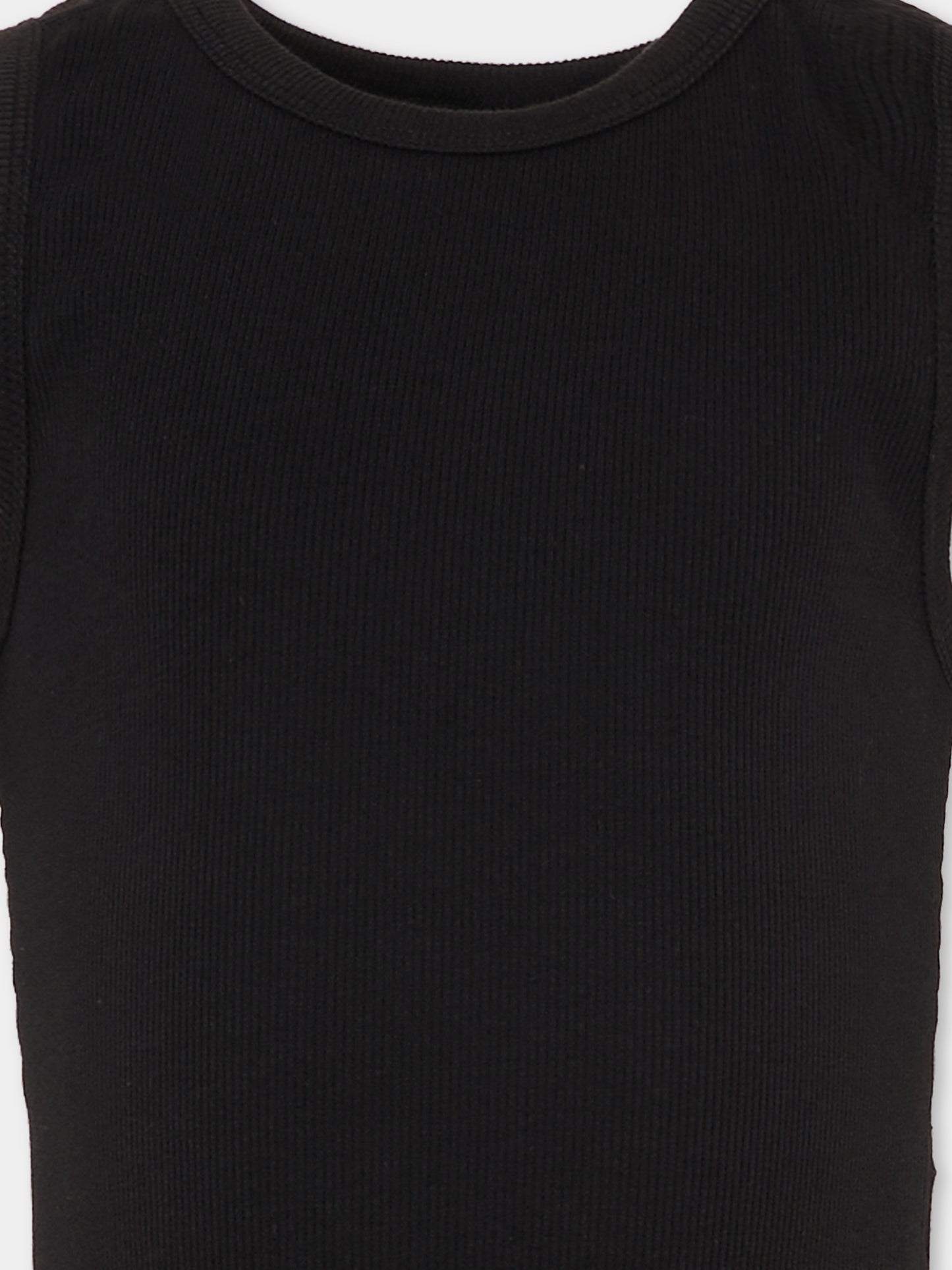 Canotta nera per bambini con logo,New Balance,YT61L5FG BK