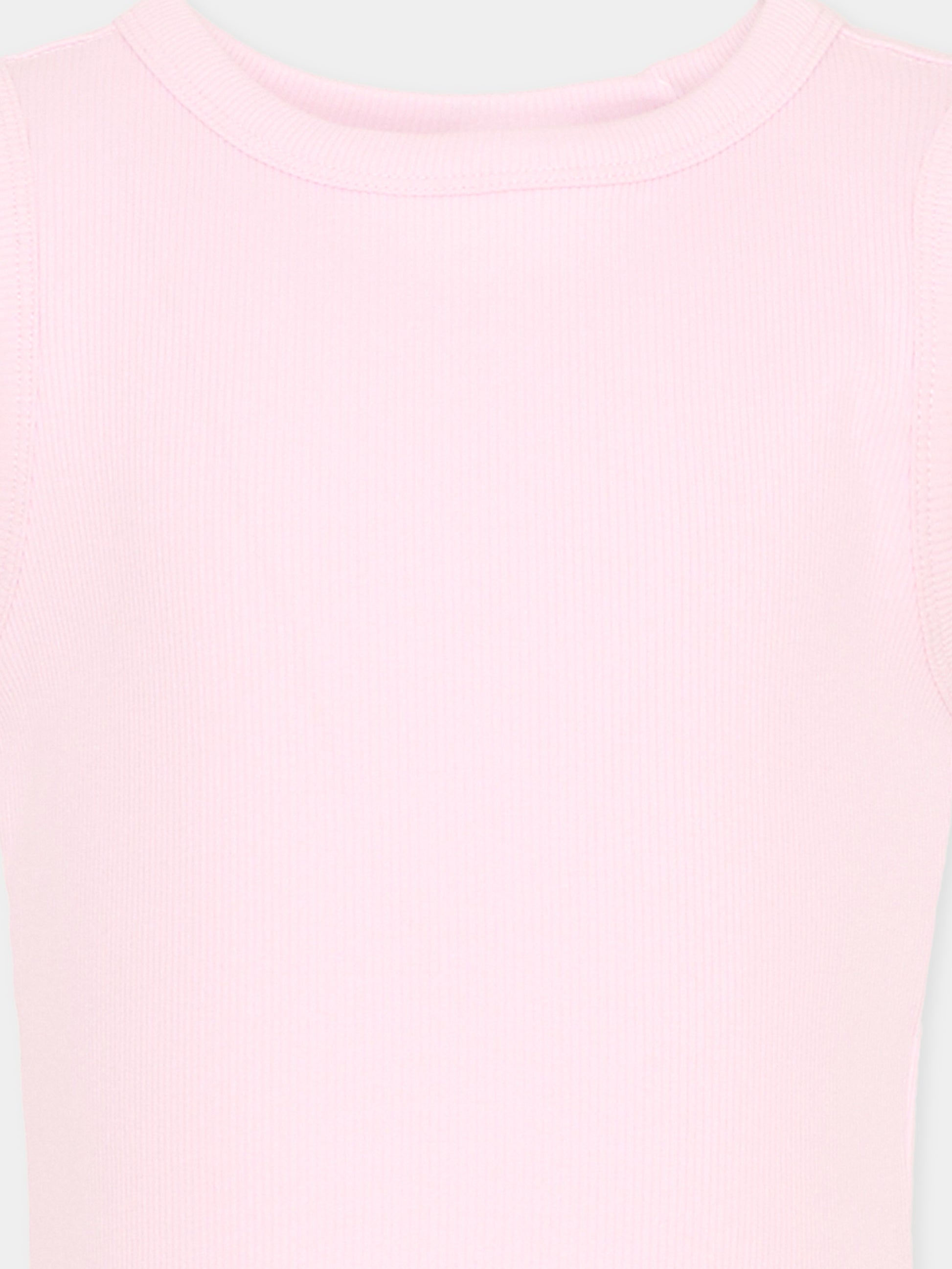 Canotta rosa per bambina con logo,New Balance,YT61L5FG LIR