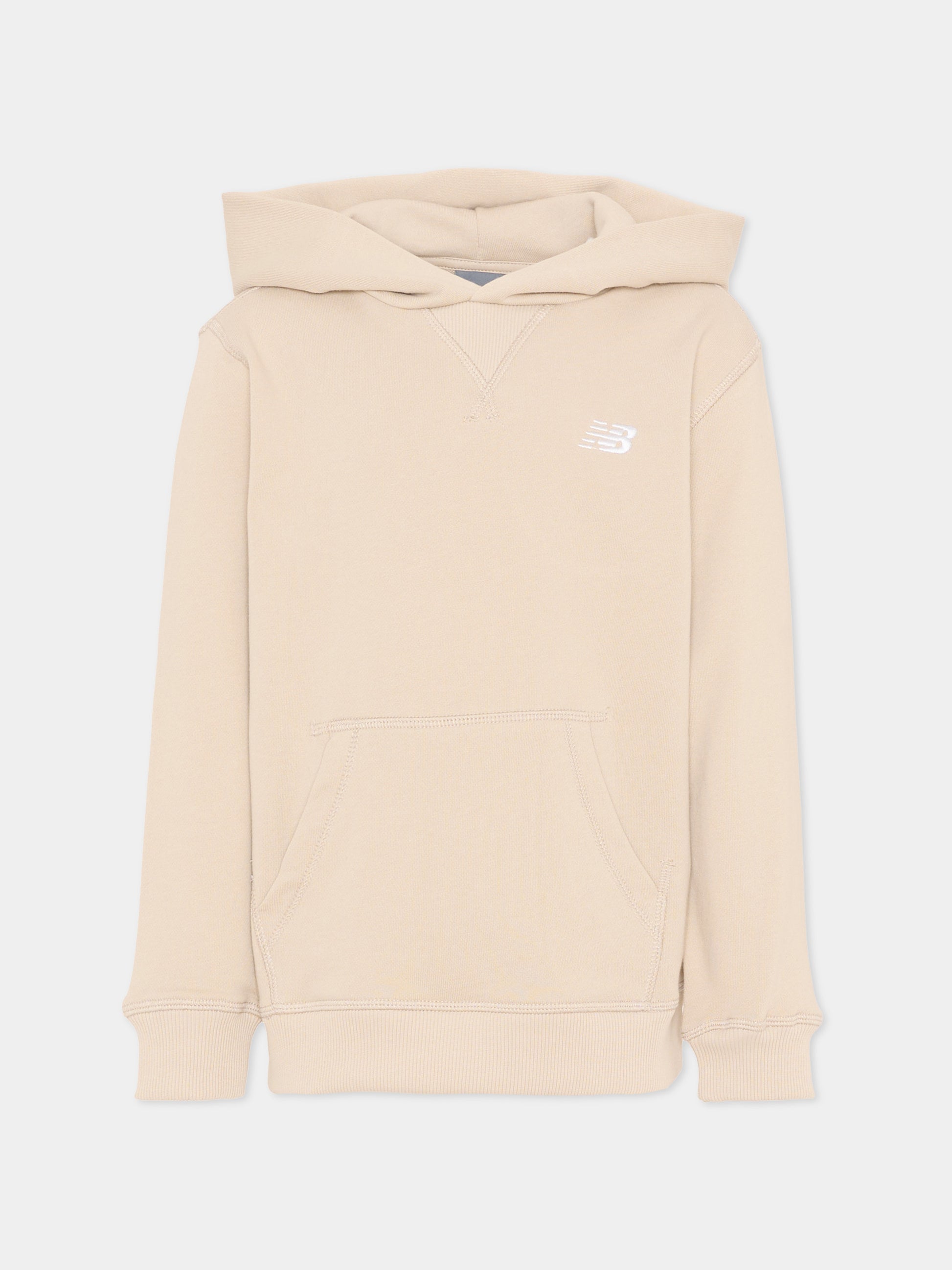 Felpa beige per bambini con logo,New Balance,YT61T03A TWF