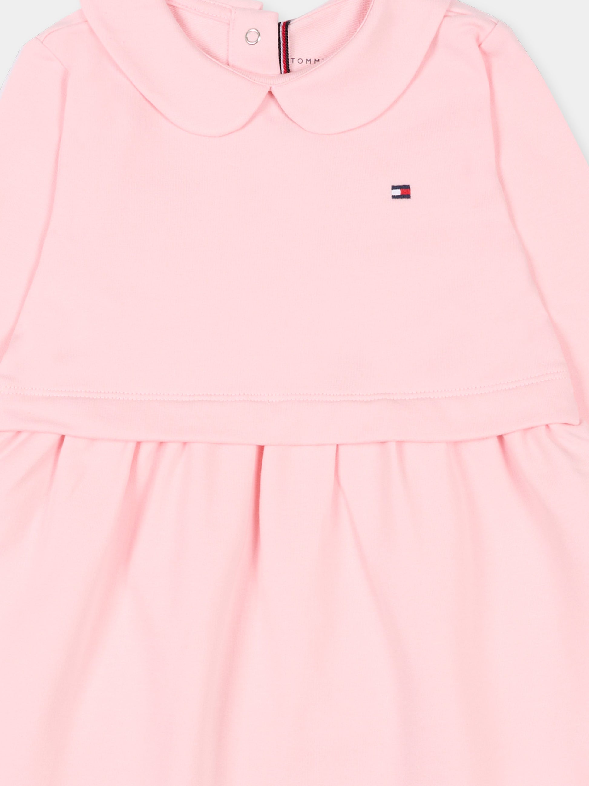 Vestito rosa per neonata,Tommy Hilfiger Junior,KN0KN01972 TG7