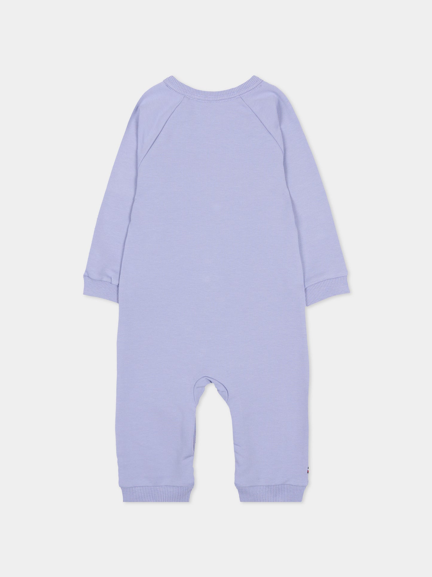 Tutina celeste per neonato con logo,Tommy Hilfiger Junior,KN0KN02136 C5U