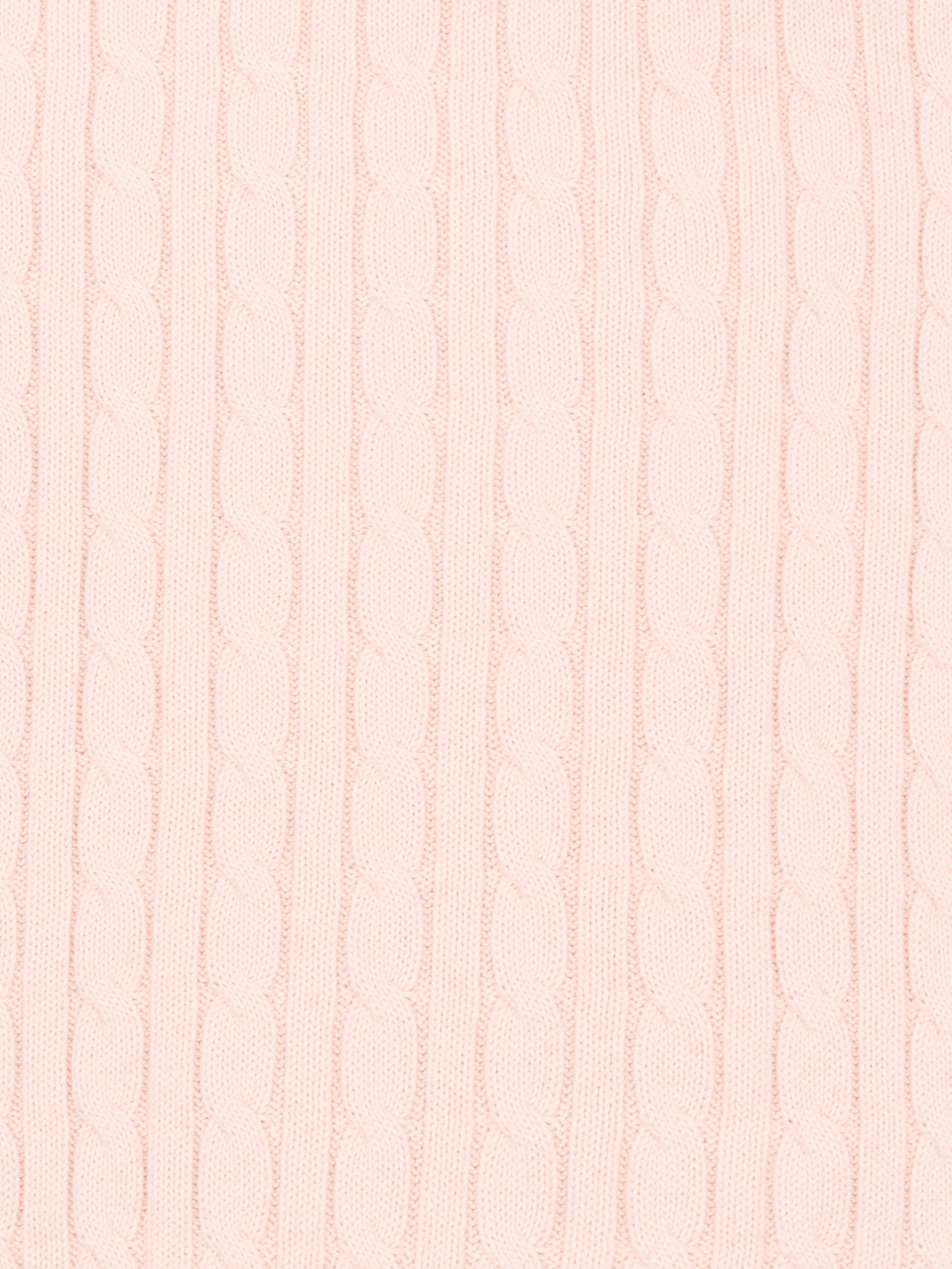 Coperta rosa per neonata con logo bianco,Ralph Lauren Kids,966893003