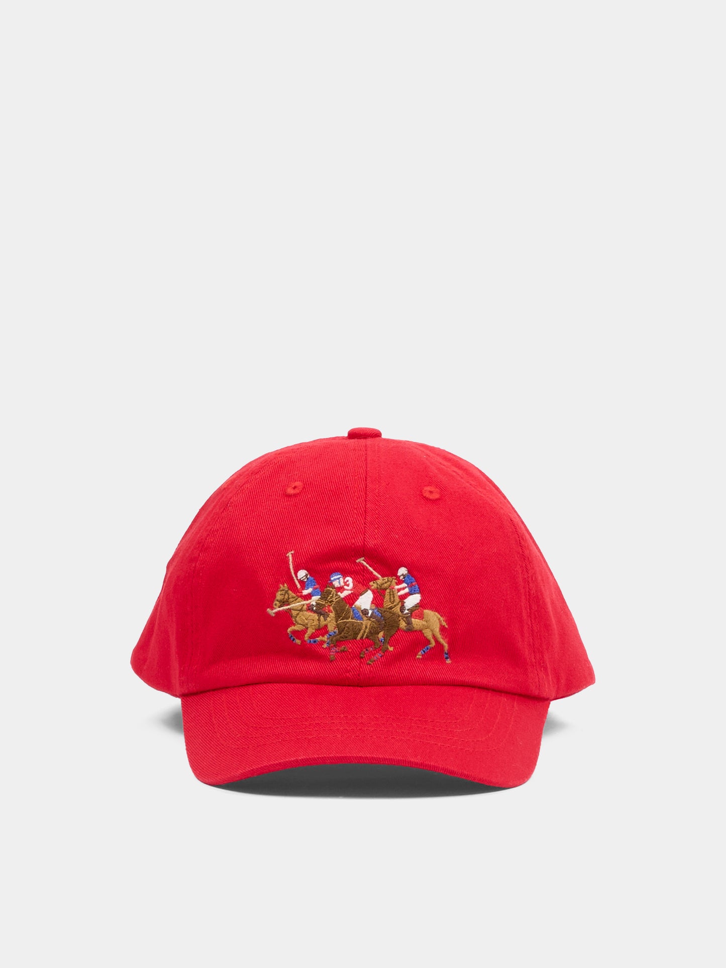Cappello rosso per bambino con cavallino,Ralph Lauren Kids,A96611001
