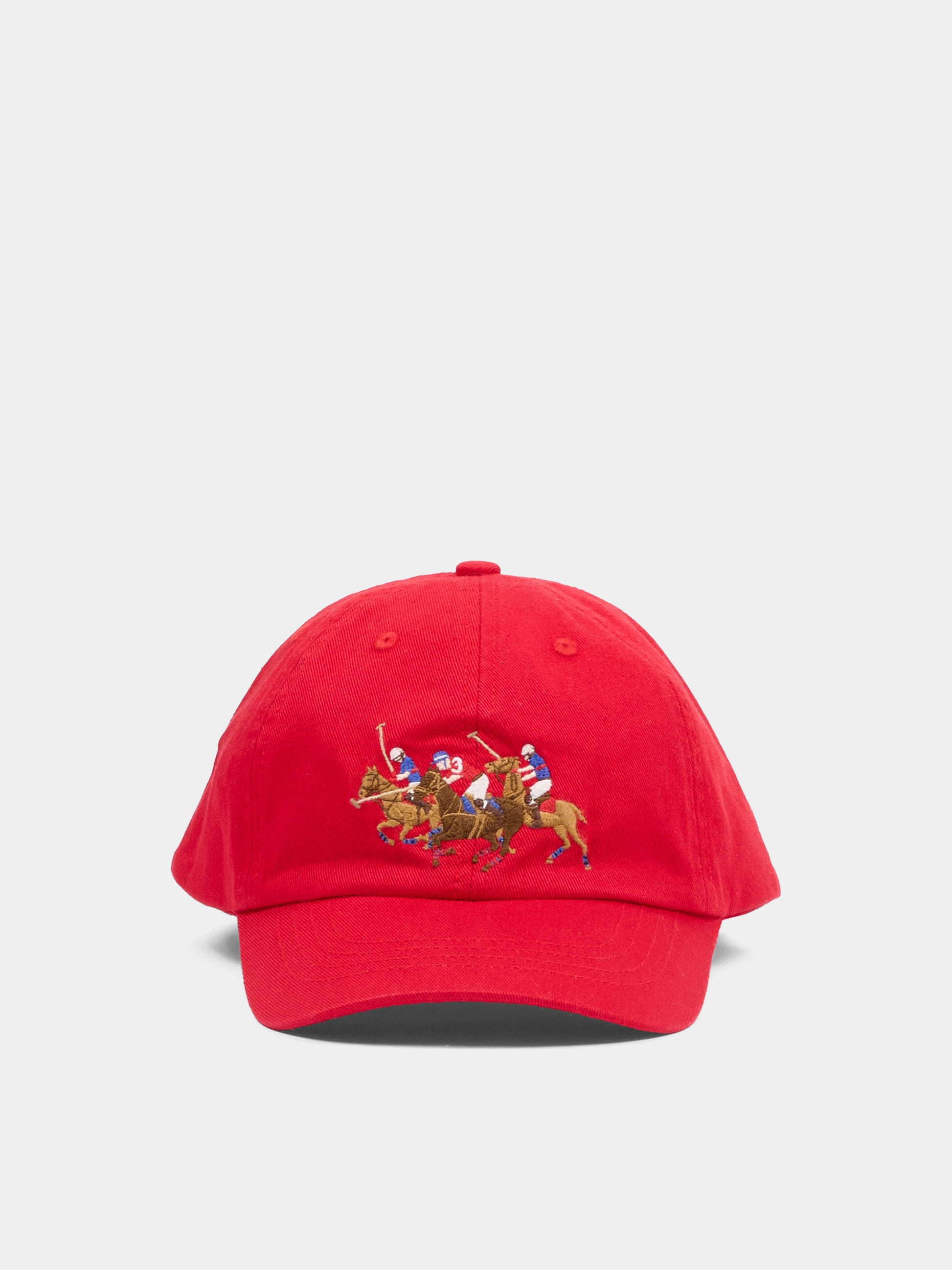 Cappello rosso per bambino con cavallino,Ralph Lauren Kids,A96611001