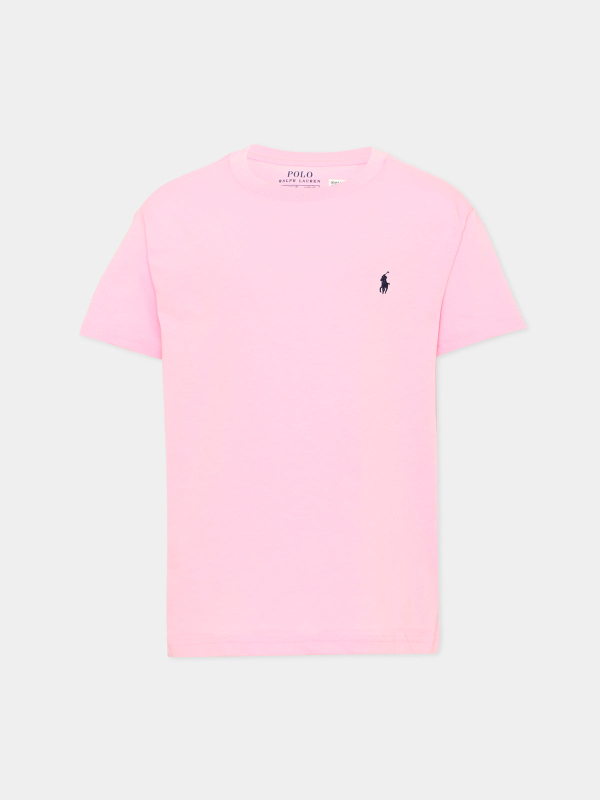 T-shirt rosa per bambini con iconico cavallino,Ralph Lauren Kids,832904040