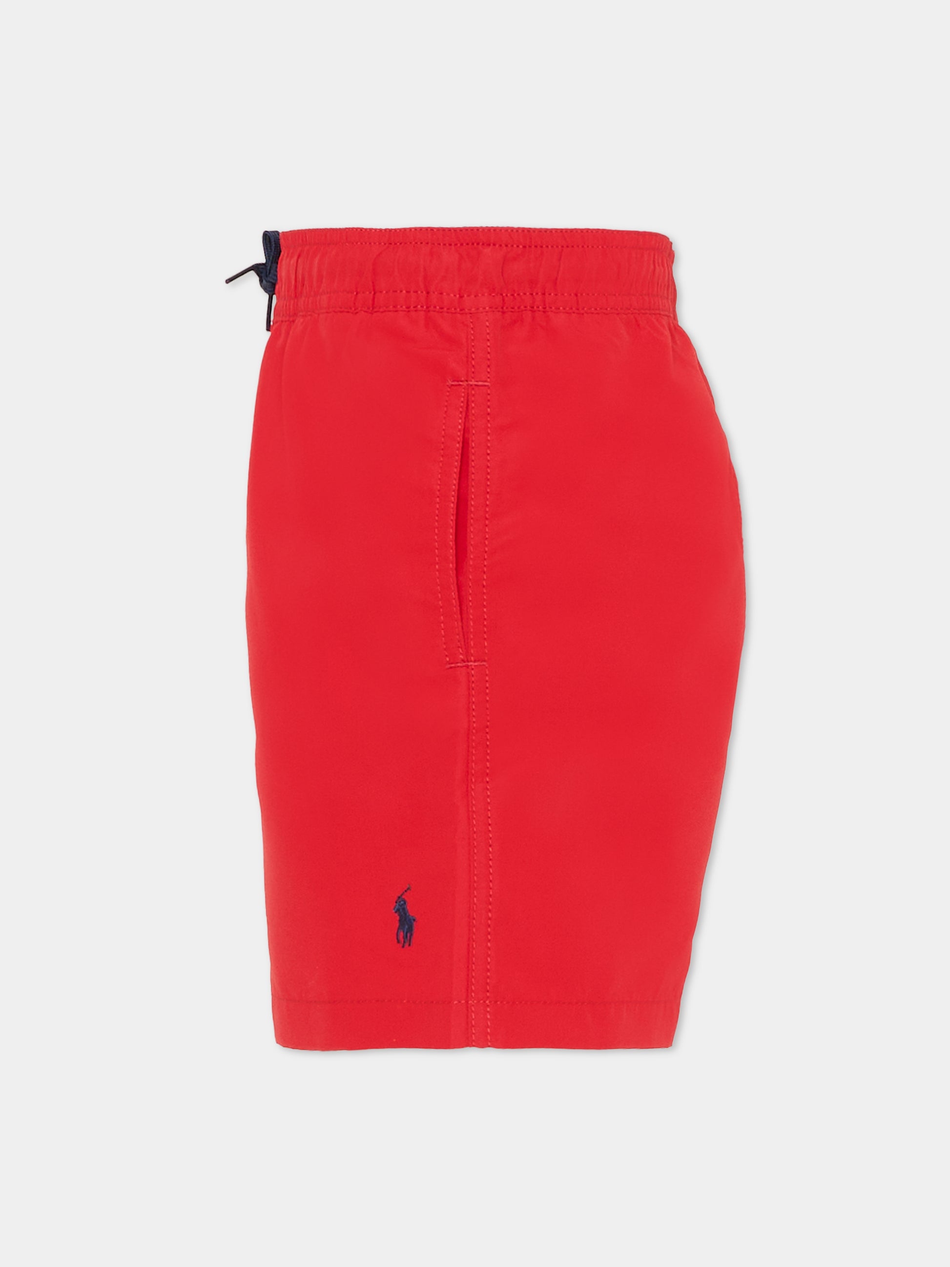 Boxer mare rosso per bambino con cavallino,Ralph Lauren Kids,957810001