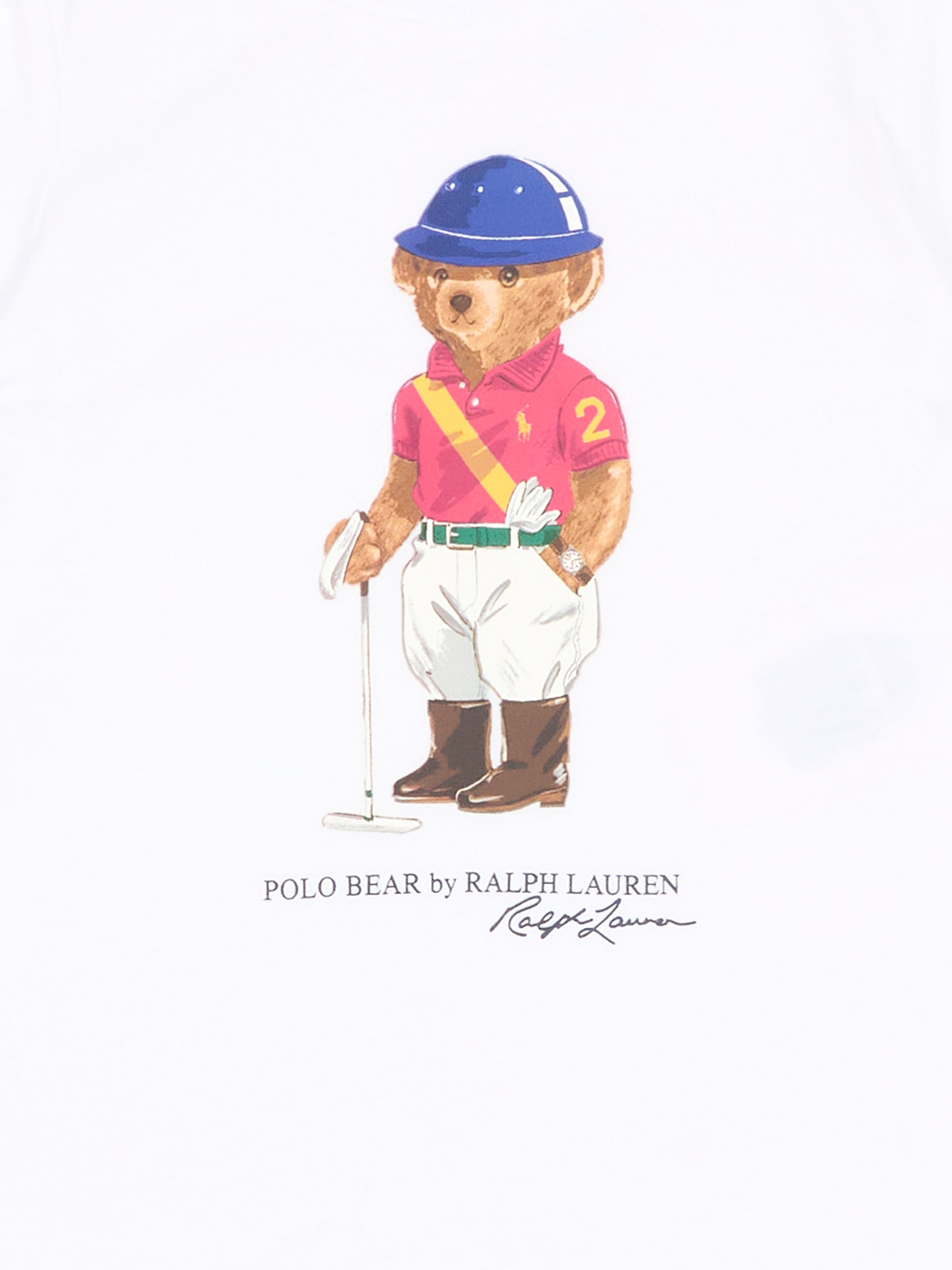 Body bianco per neonata con Polo Bear,Ralph Lauren Kids,A96181001
