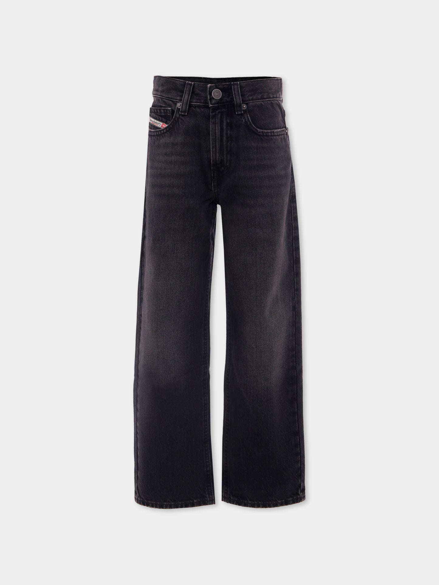 Jeans nero per bambino con logo,Diesel,J01923 KXBMM K02