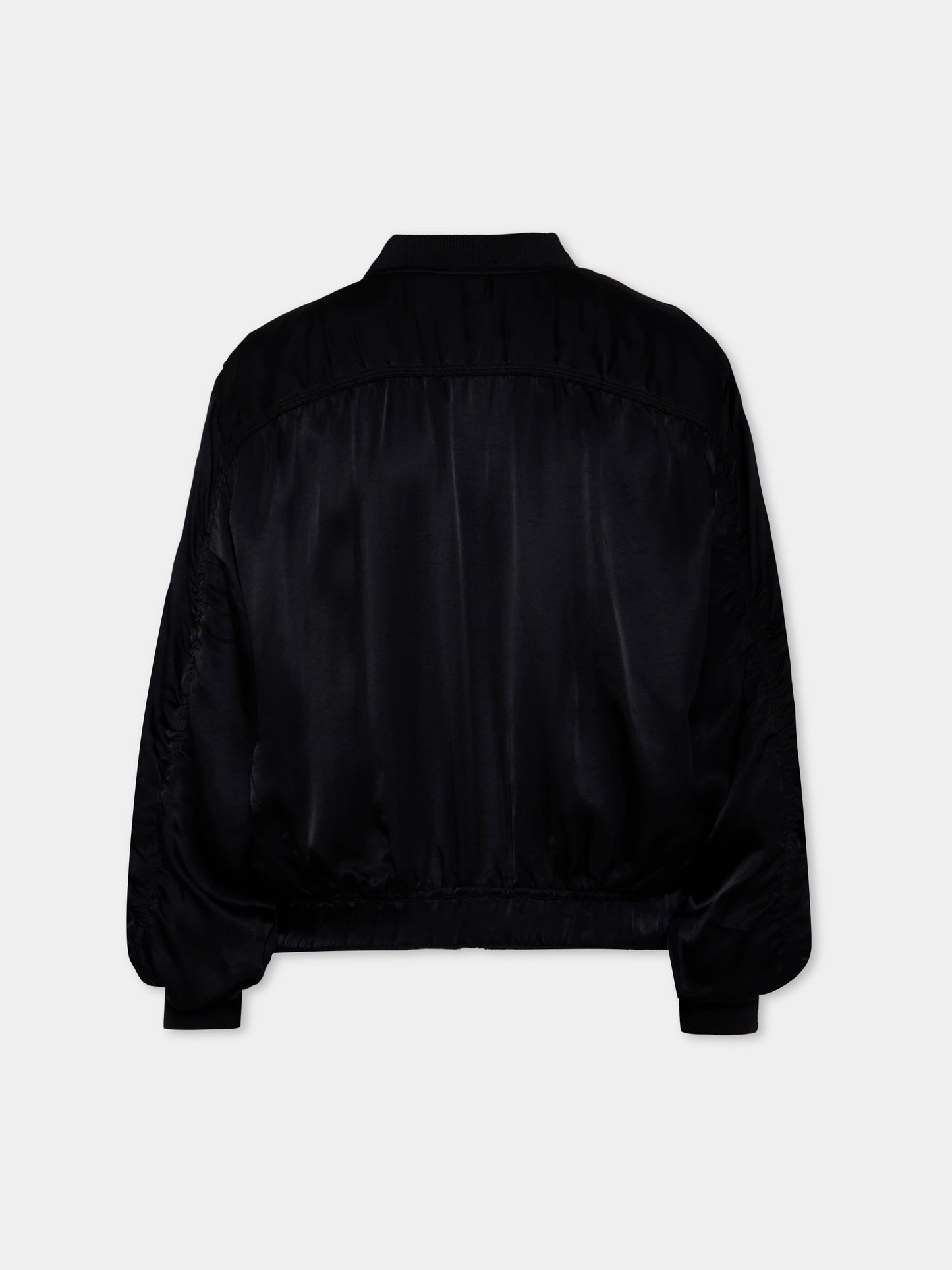 Bomber nero per bambino con logo,Diesel,J01950 KXBMX K900