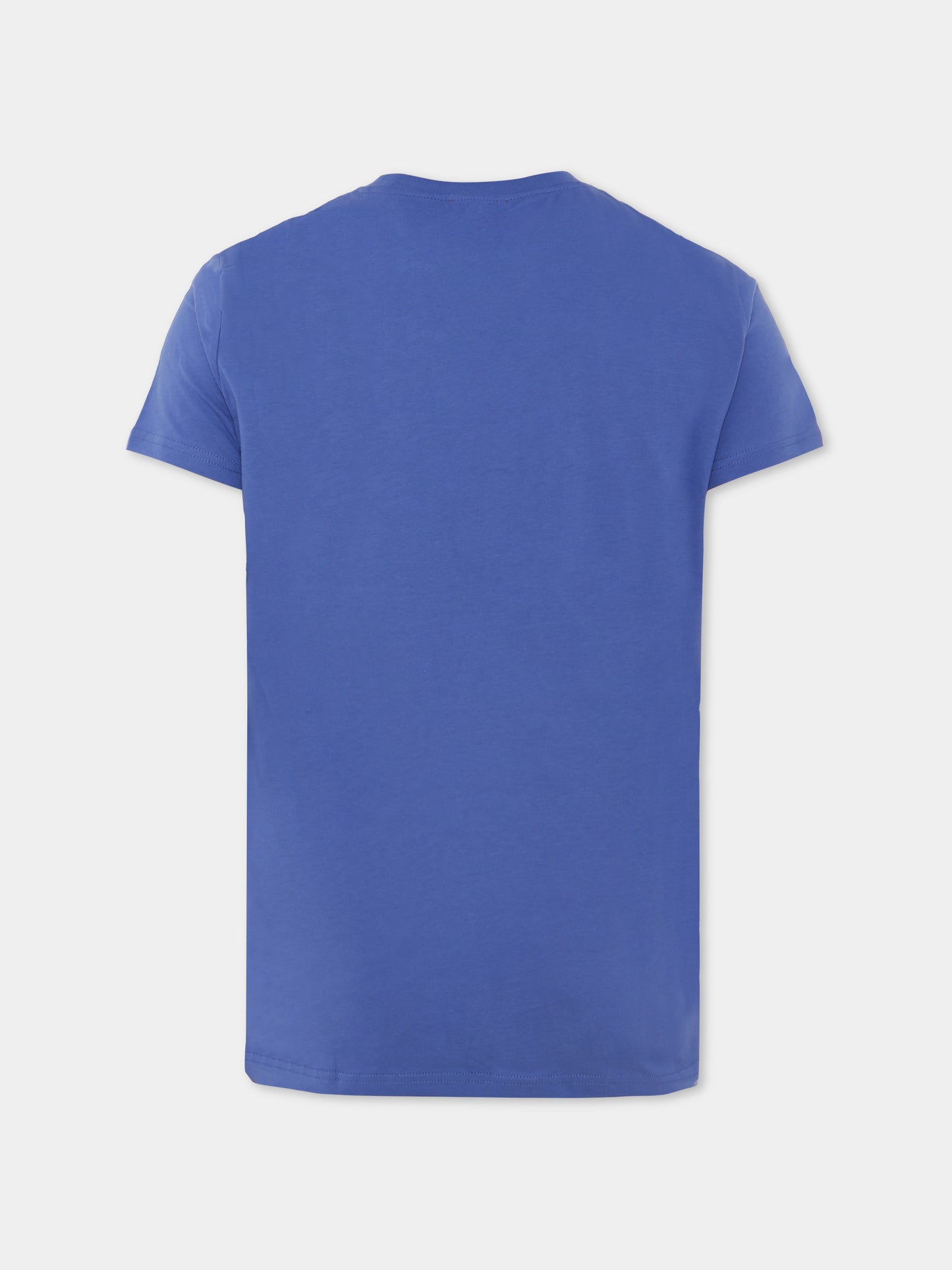 T-shirt blu per bambino con stampa Industry Diesel 78,Diesel,J01970 KYAUN K843