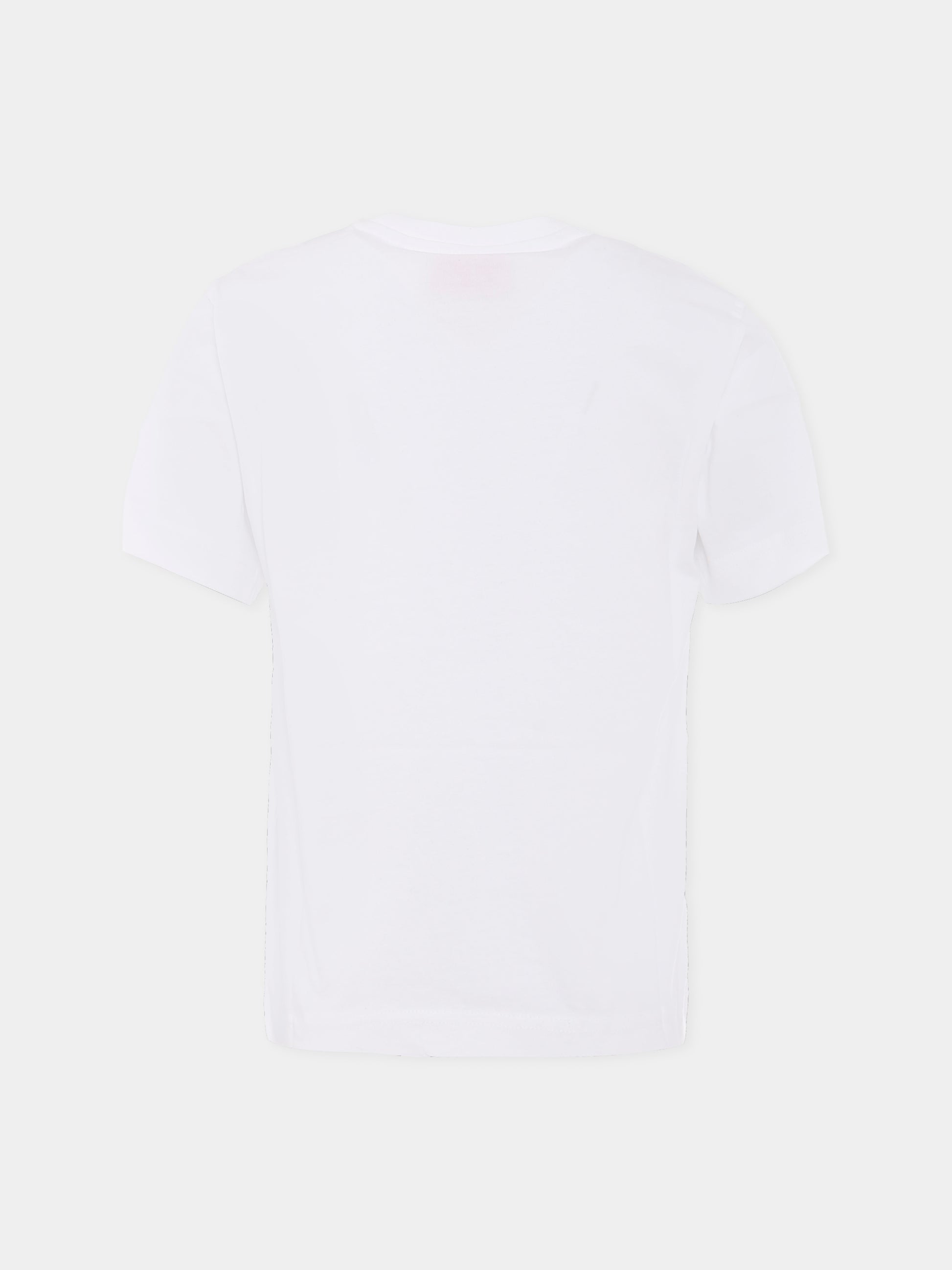 T-shirt bianco per bambino con logo e scritta,Diesel,J01998 0CATM K100
