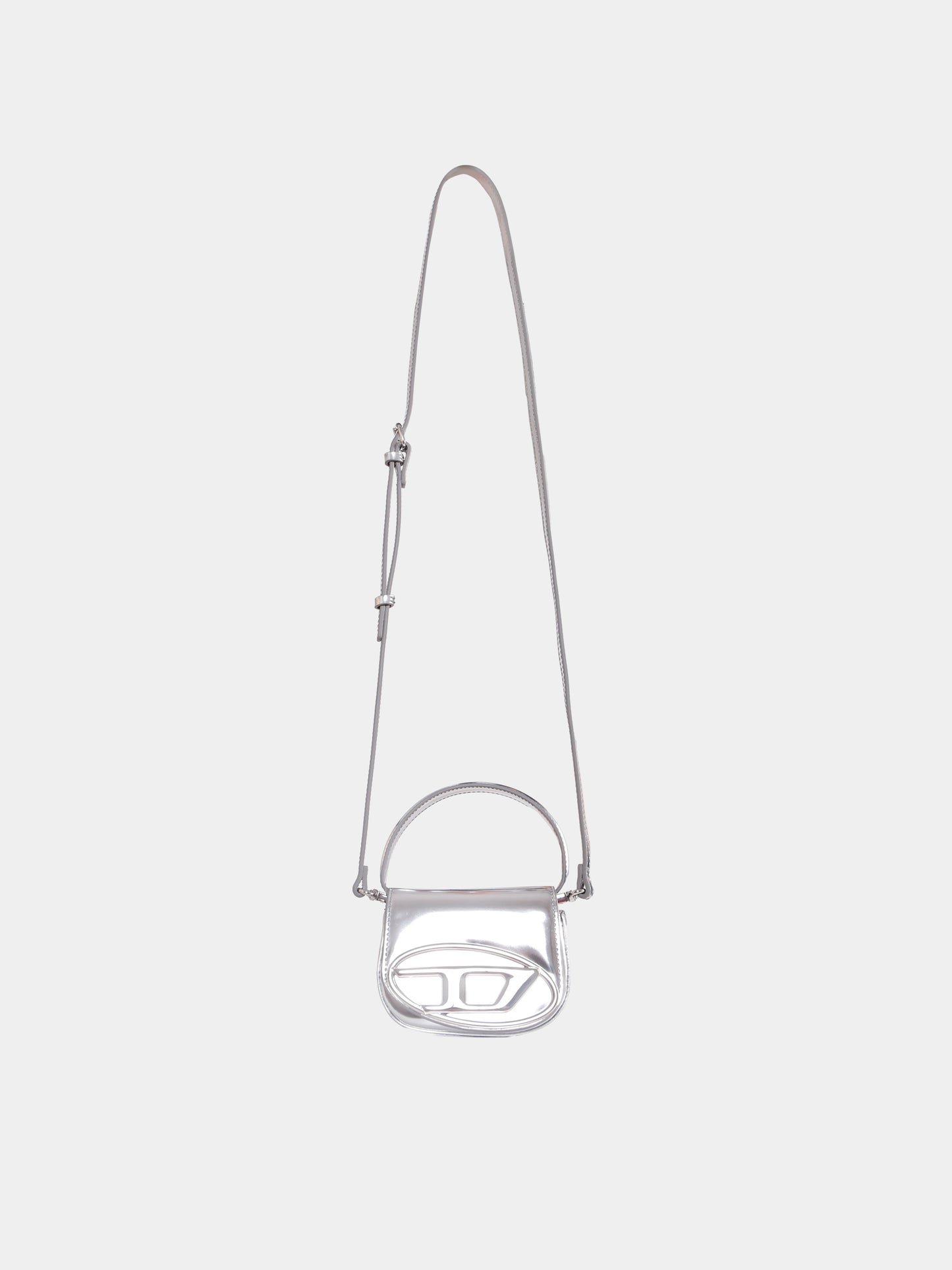 Borsa argento per bambina con logo,Diesel,J01572 PS202 H0535